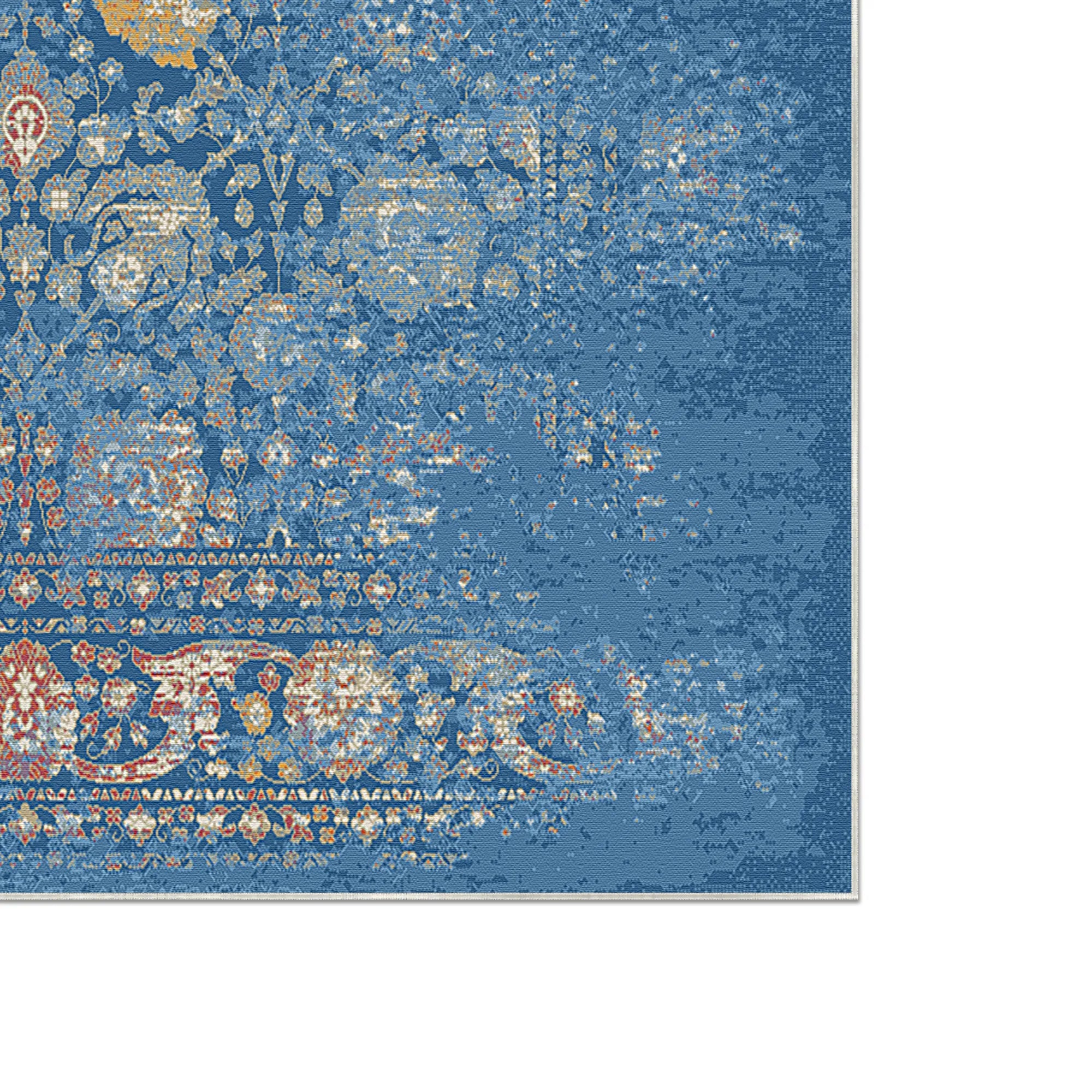 Sapphire Botanical Bloom Rug