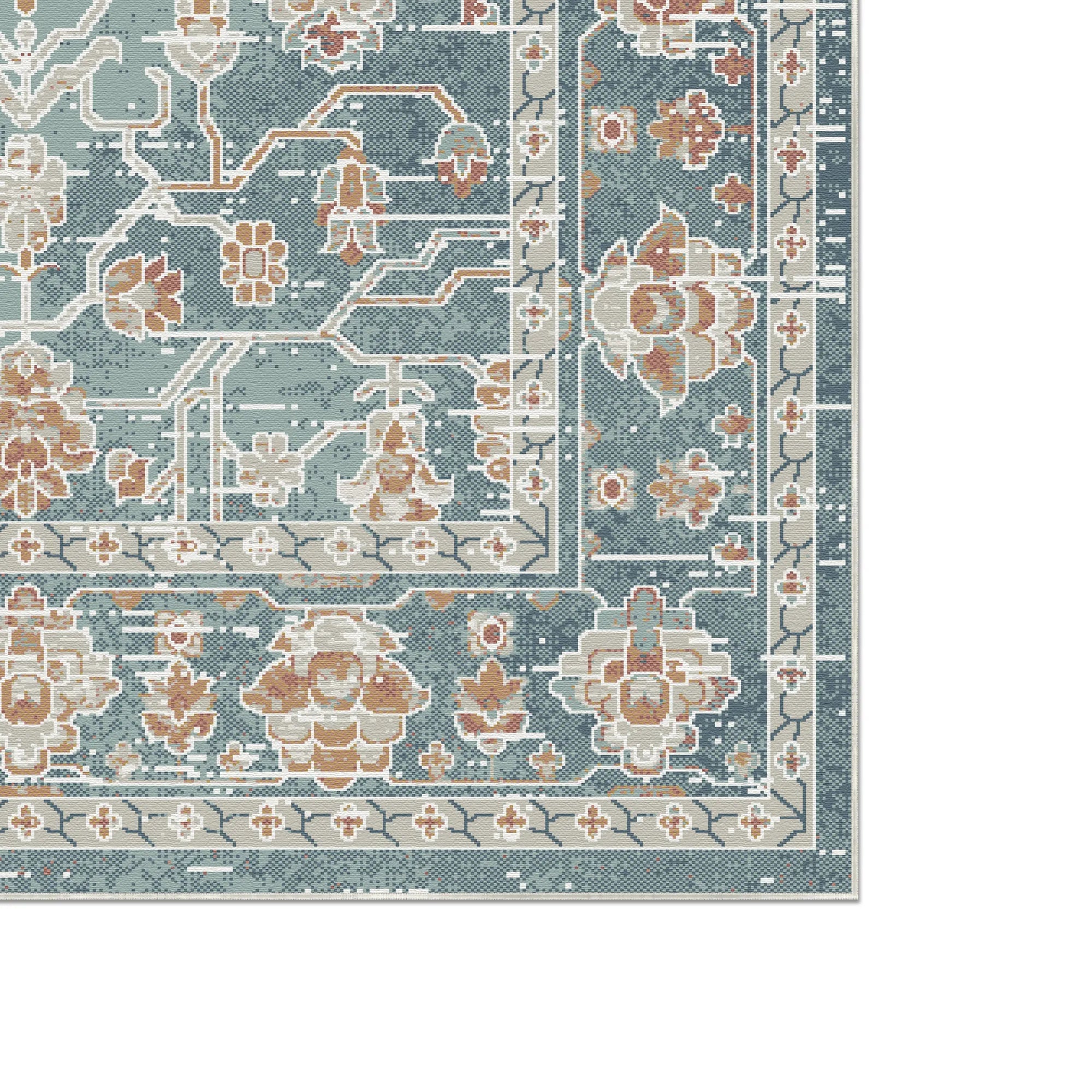 Majestic Grand Medallion Teal