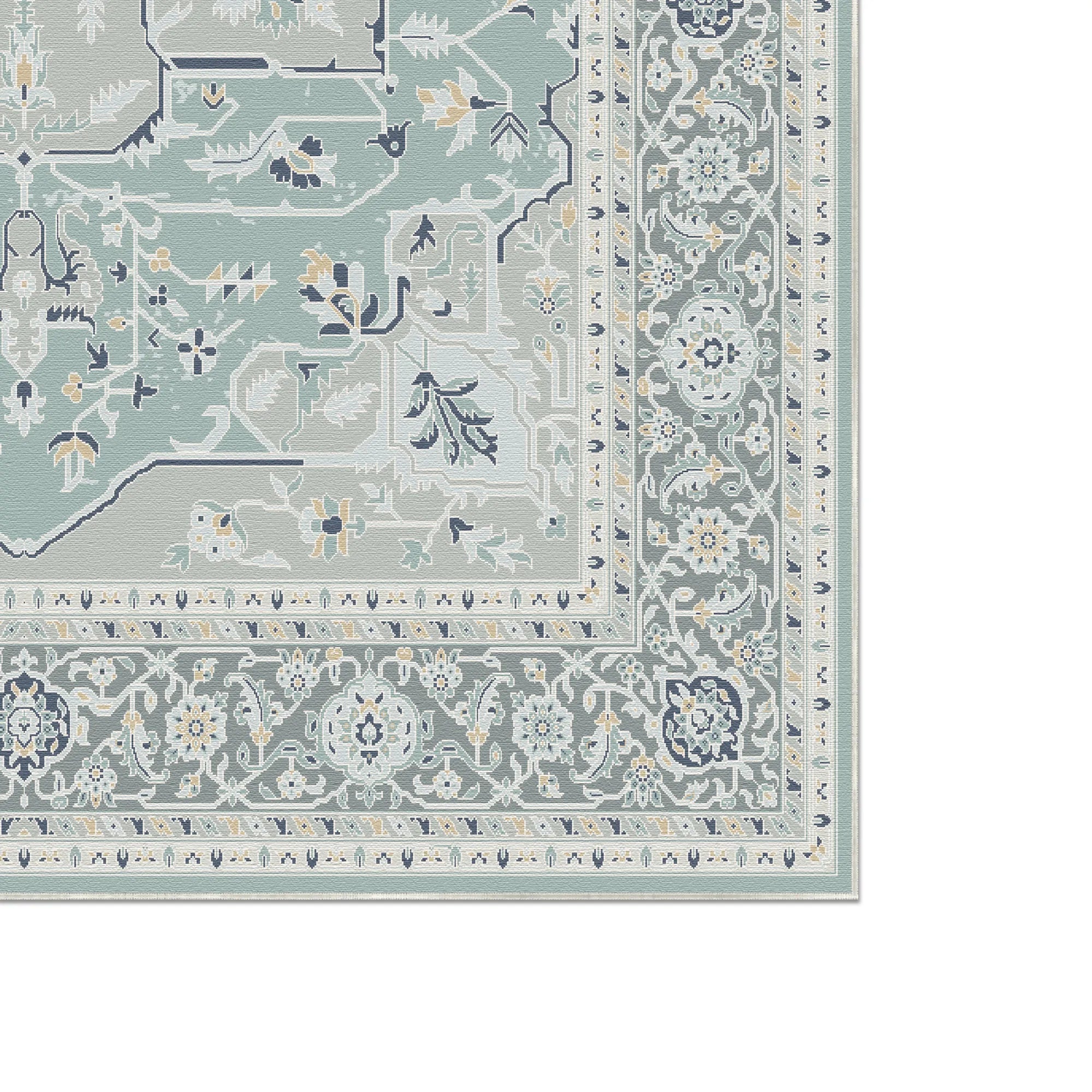 Aura Silver Seafoam Rug