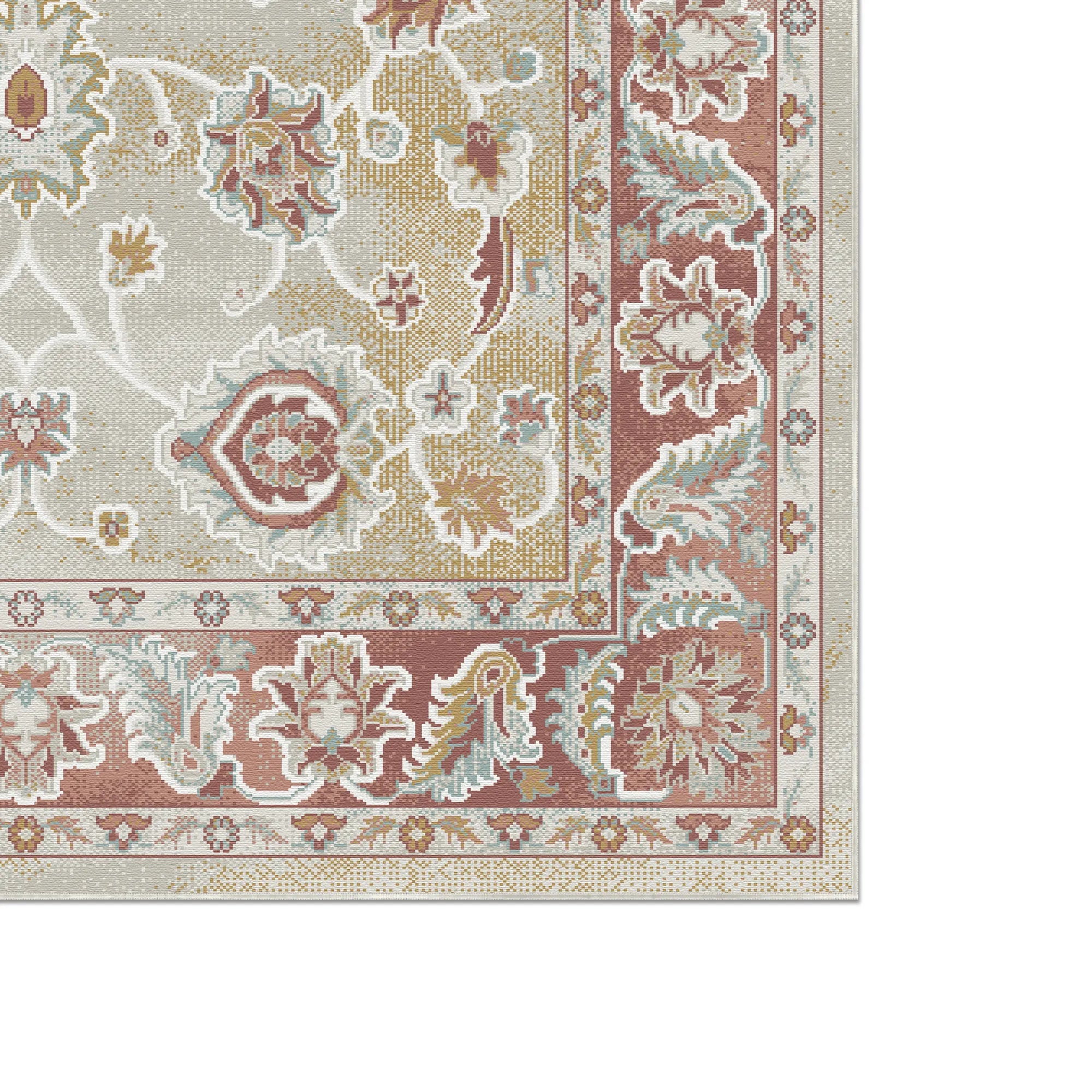 Aura Scrolling Vine Terracotta