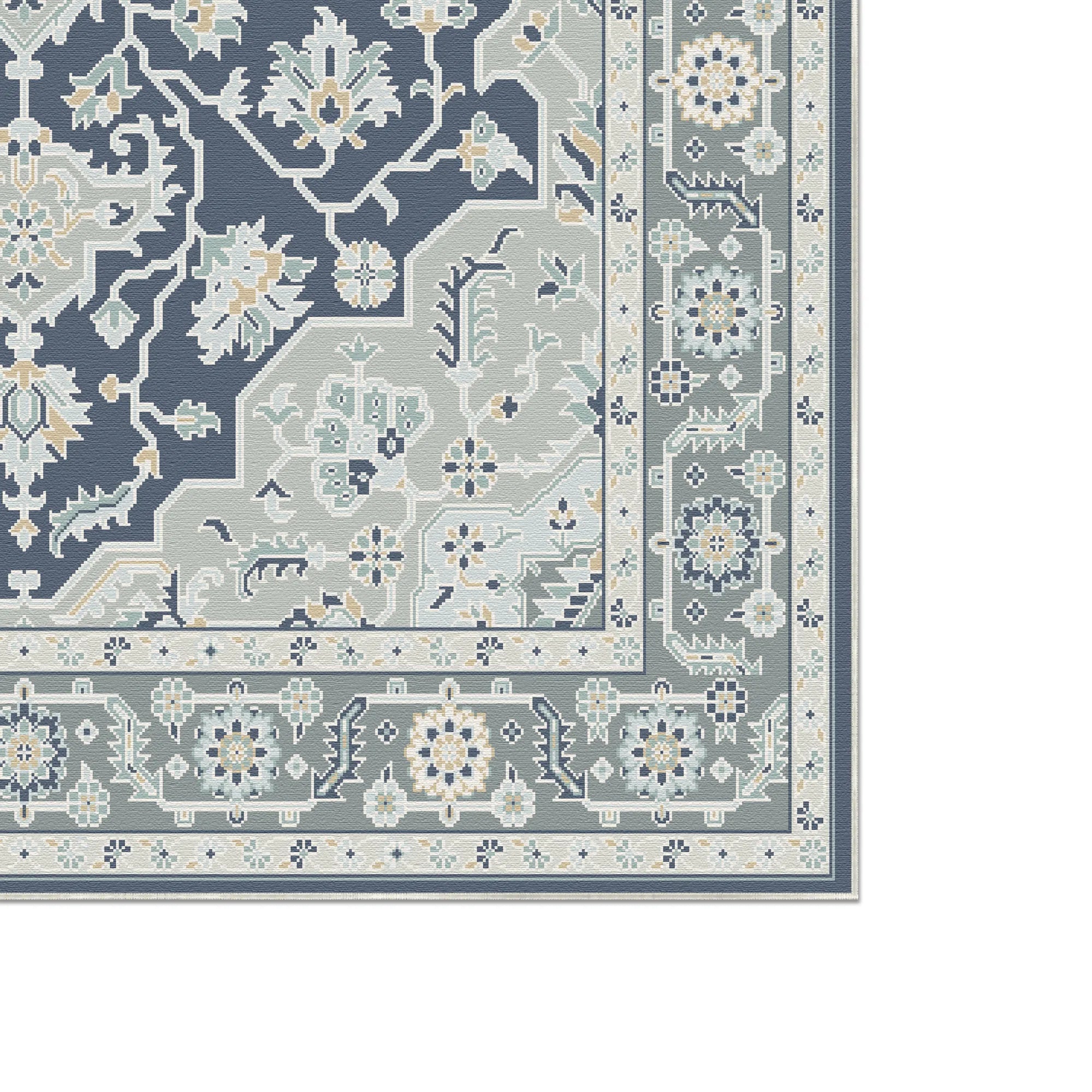 Lyra Alabaster Navy Rug