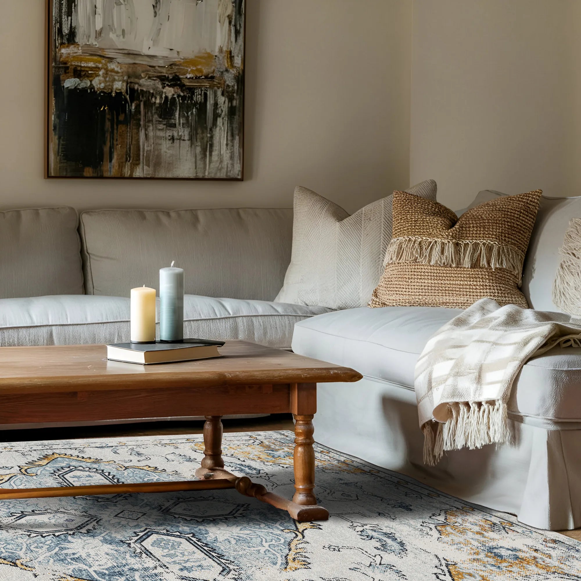 Timeless Oushak Gold Heirloom Rug