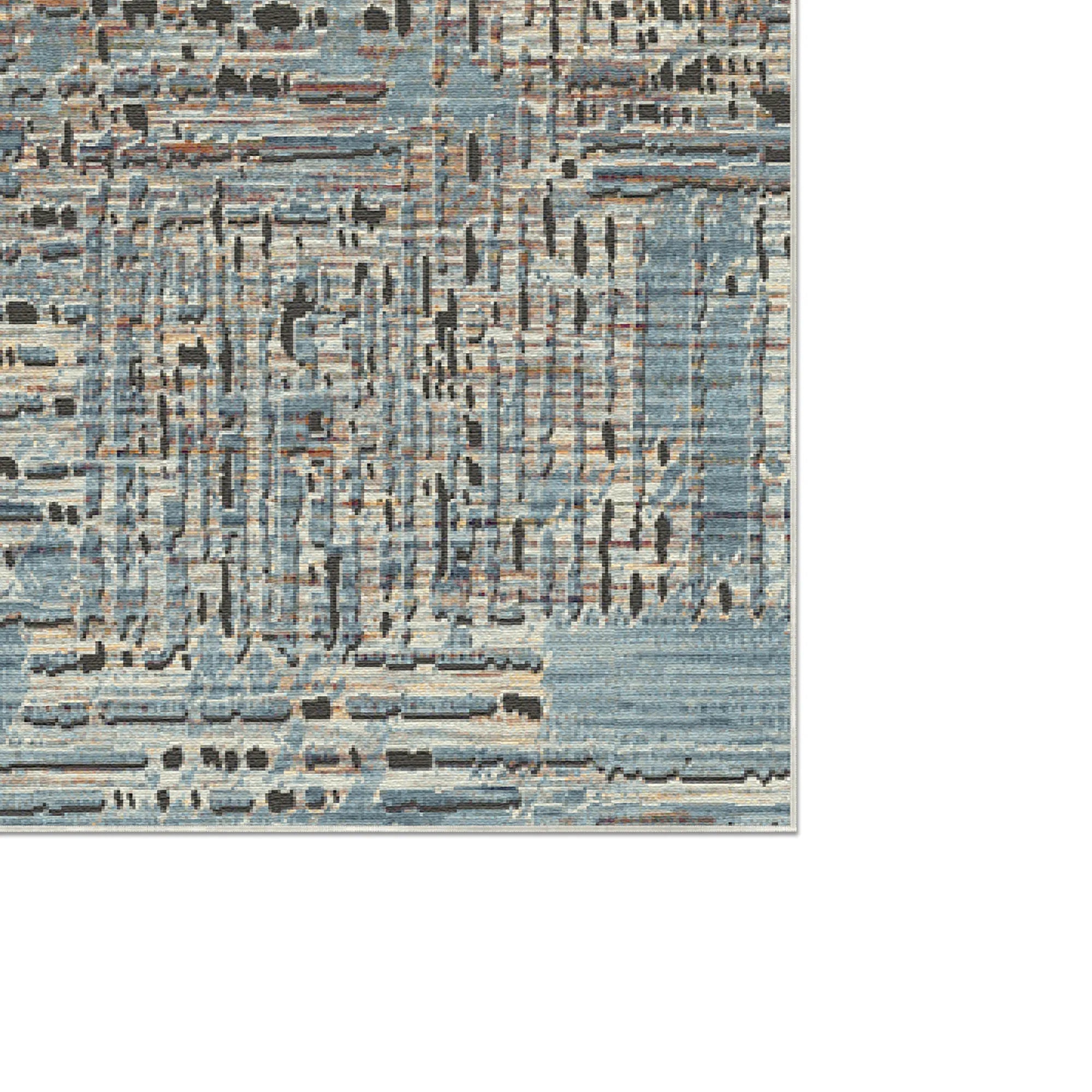 Frankfurt Urban Abstract Washable Rug