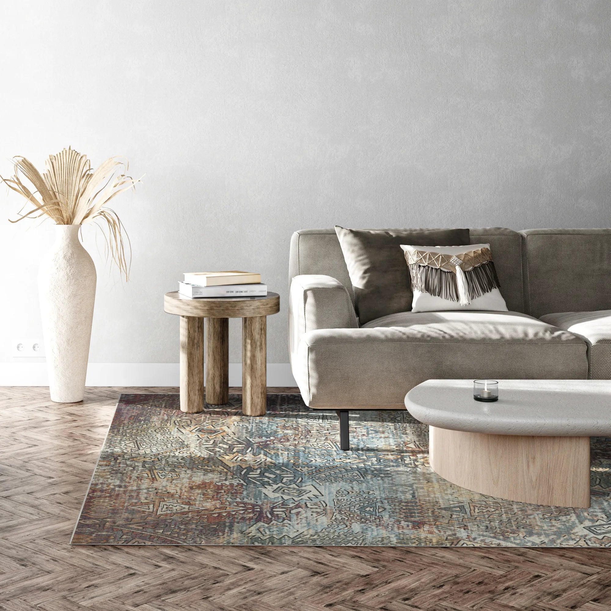 Vienna Fusion Abstract Tribal Rug