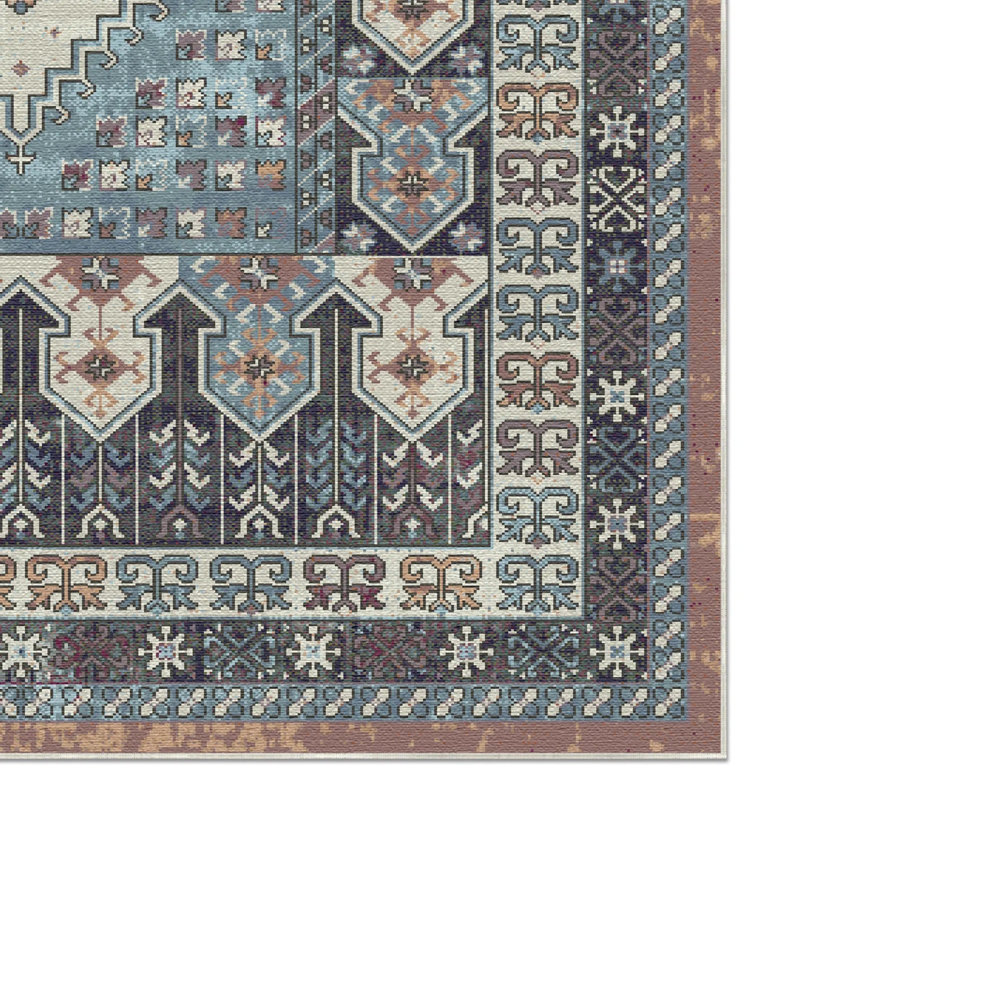 Brescia Silver Washable Rug