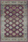 Khiva Plum Tribal Rug Plum