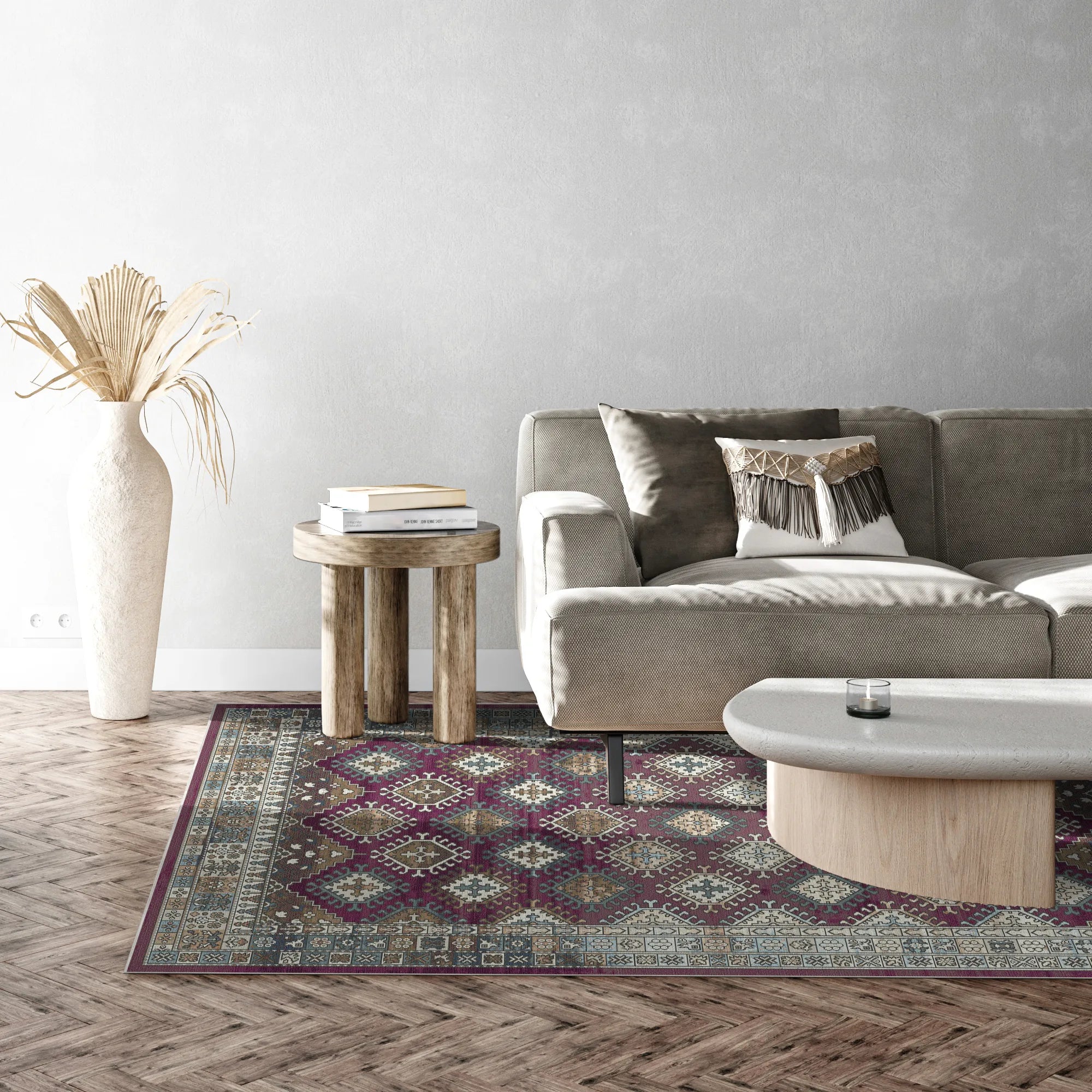 Khiva Plum Tribal Rug