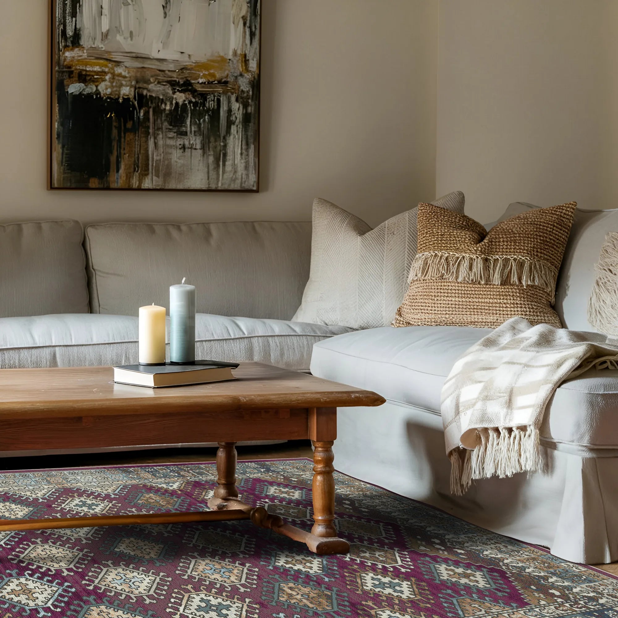 Khiva Plum Tribal Rug