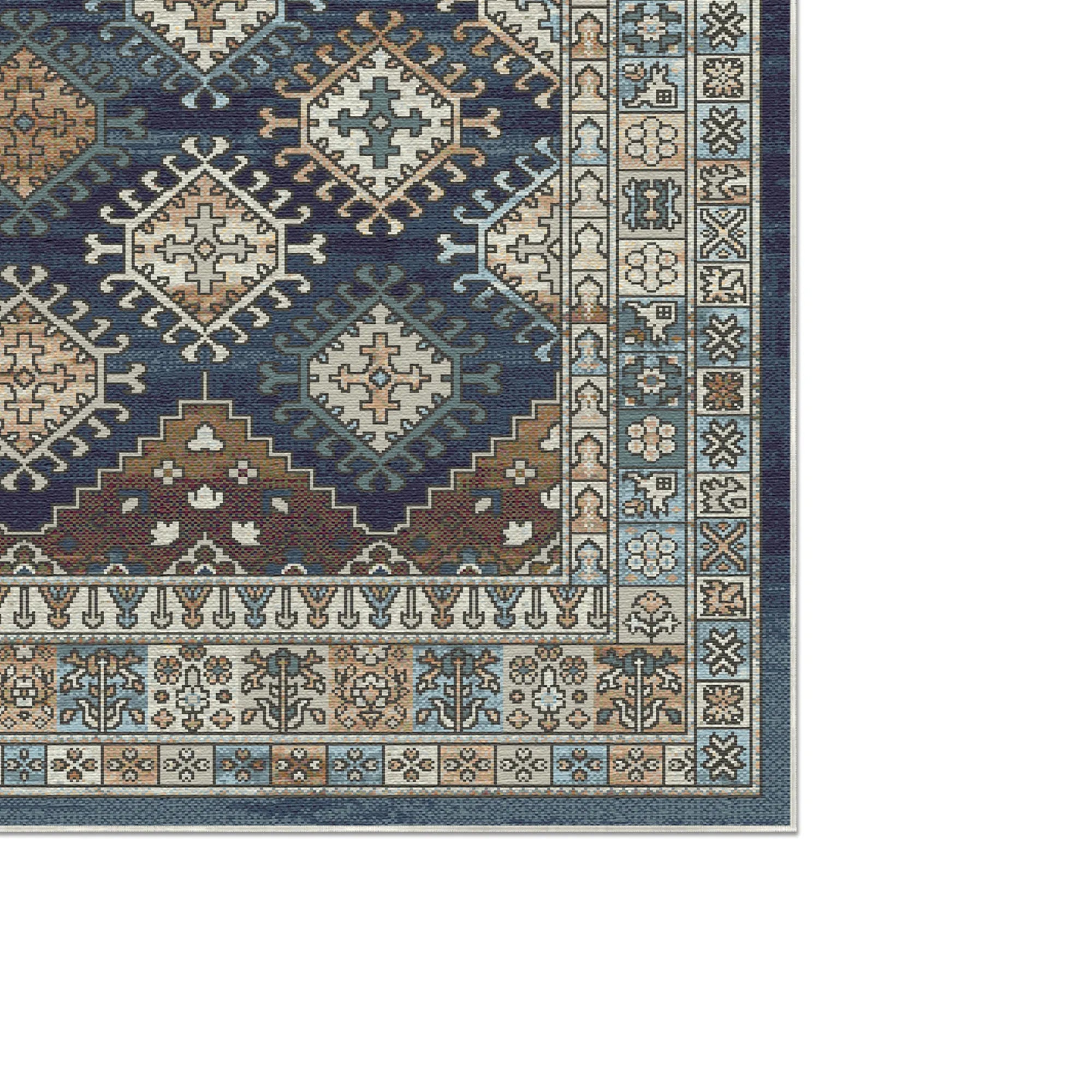 Carthage Indigo Tribal Rug