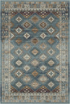 Samarkand Sky Tribal Rug Blue