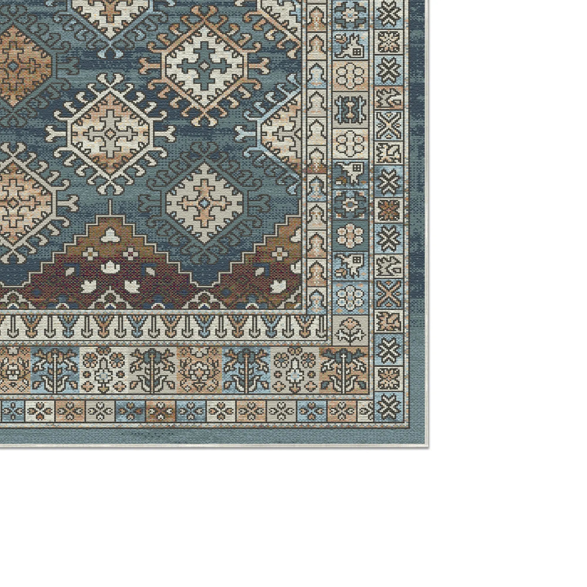 Samarkand Sky Tribal Rug