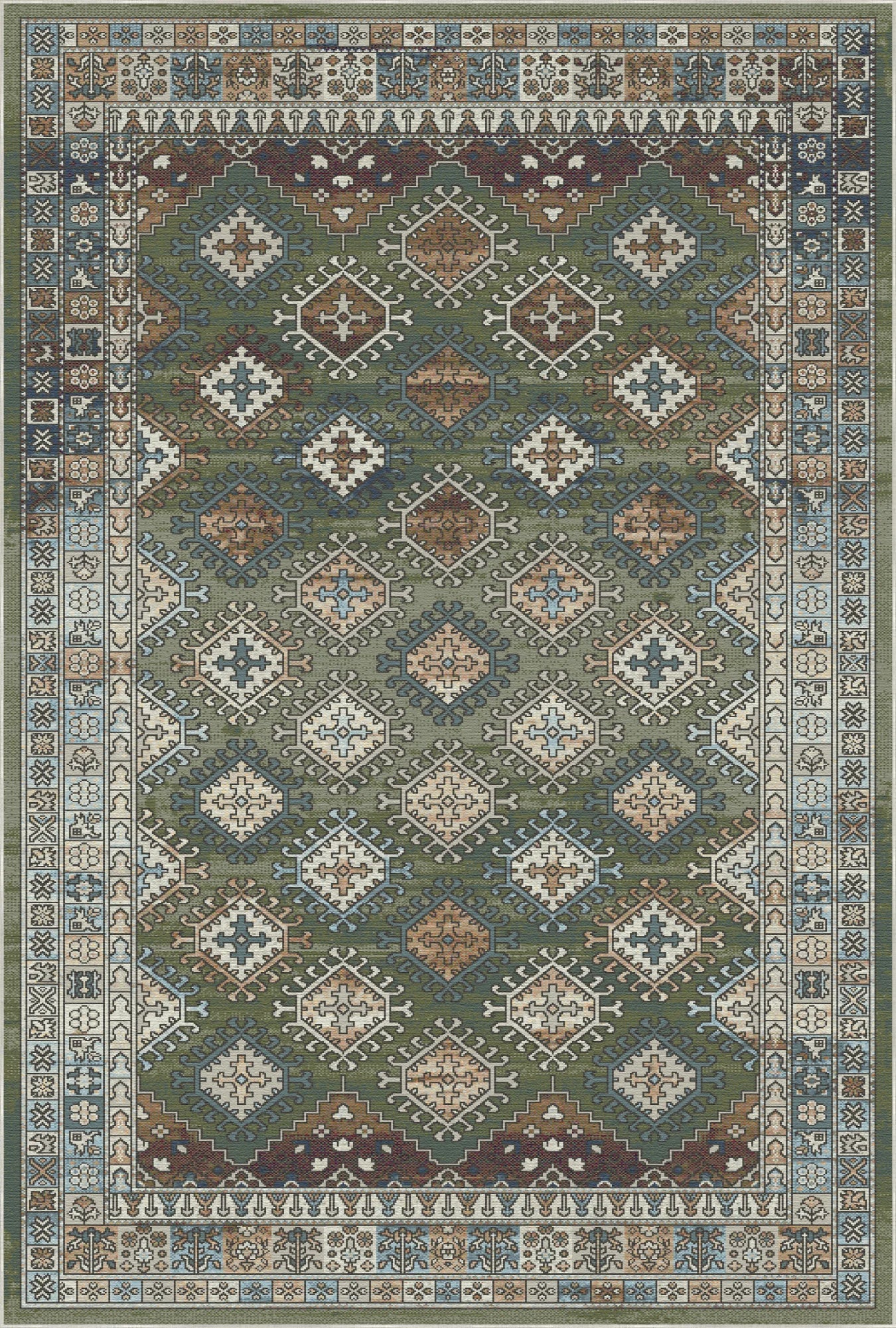 Galway Moss Washable Rug