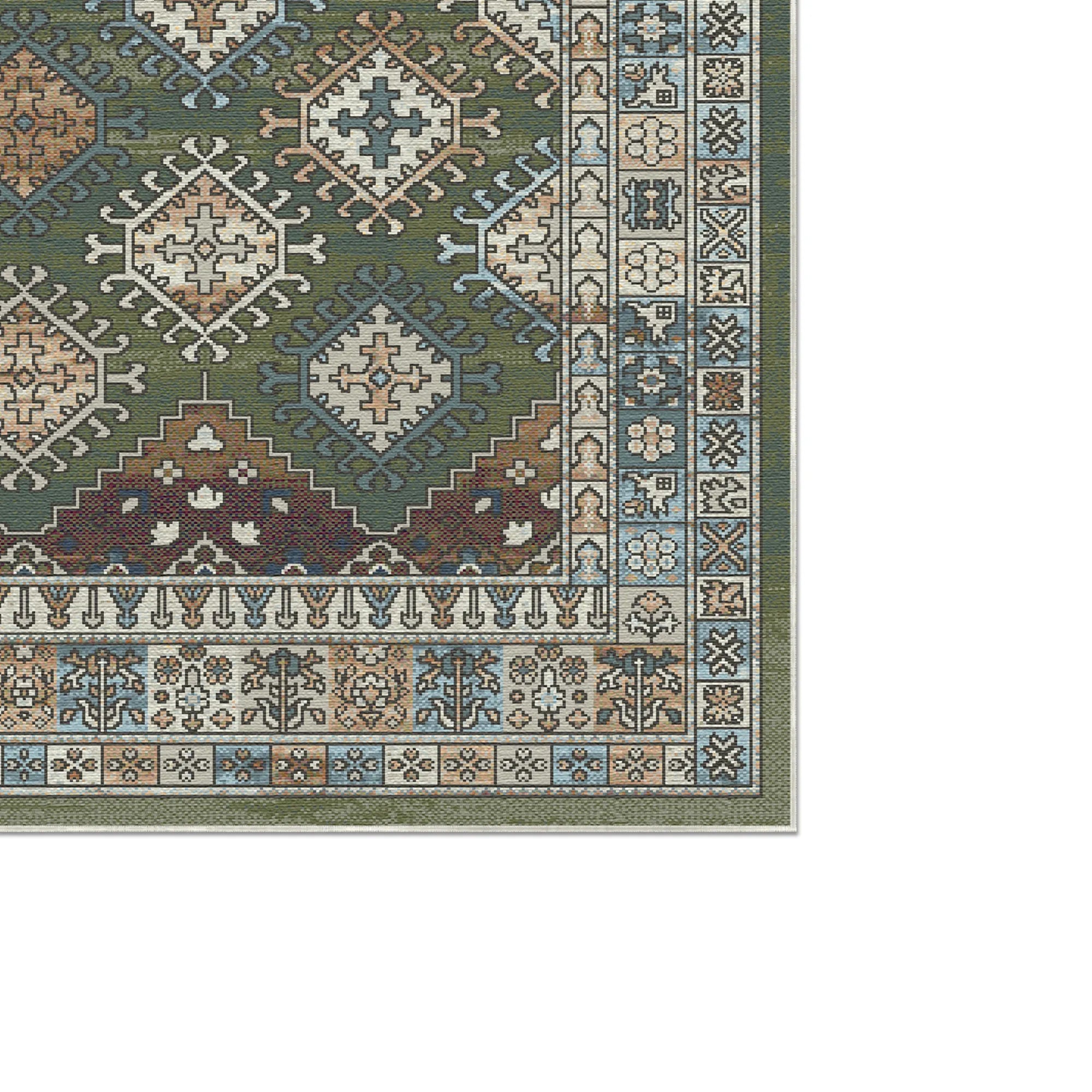 Galway Moss Washable Rug