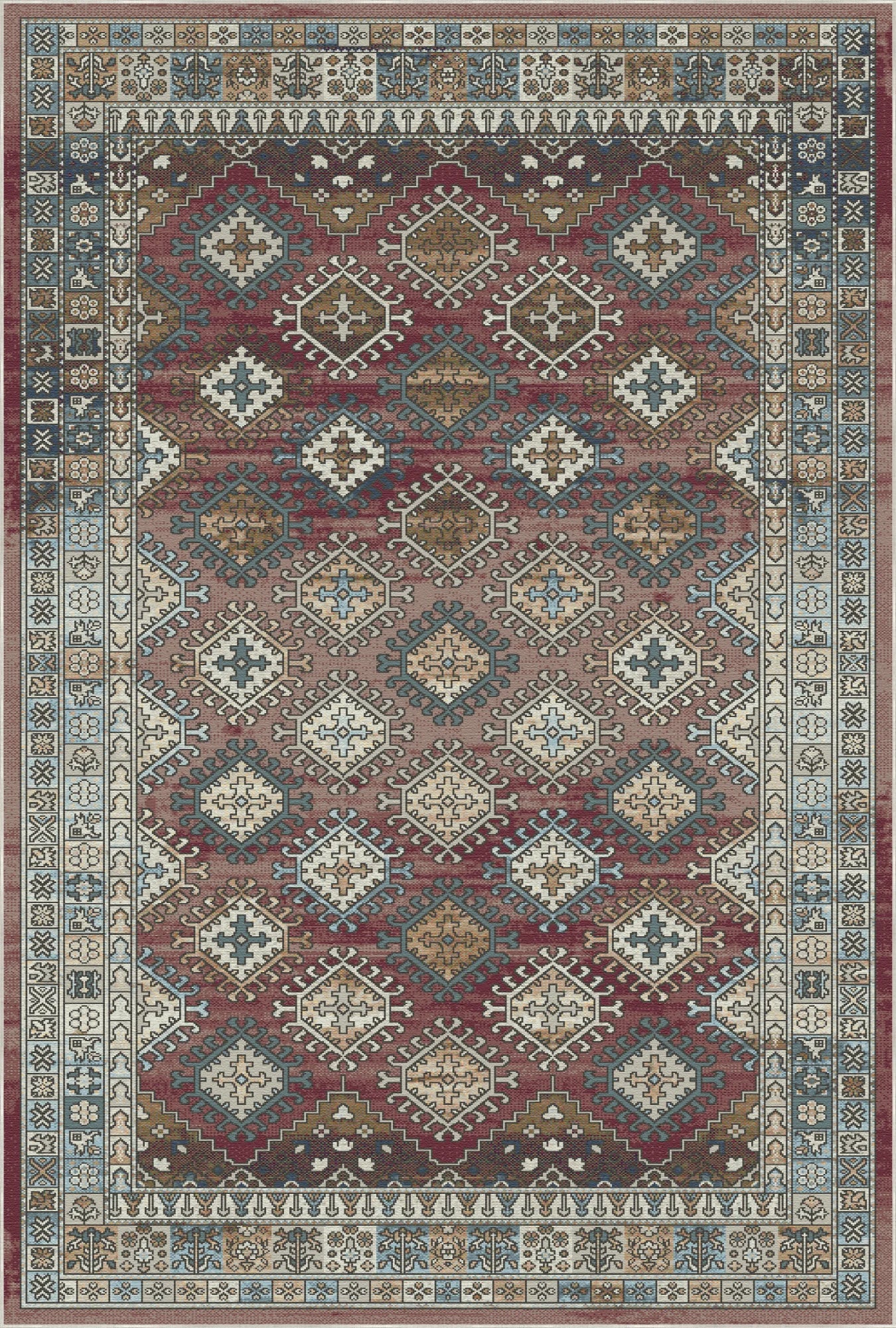 Siena Rust Tribal Rug