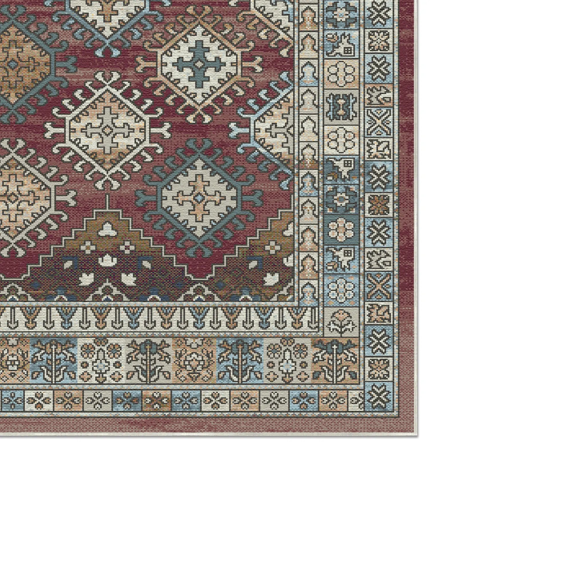 Siena Rust Tribal Rug
