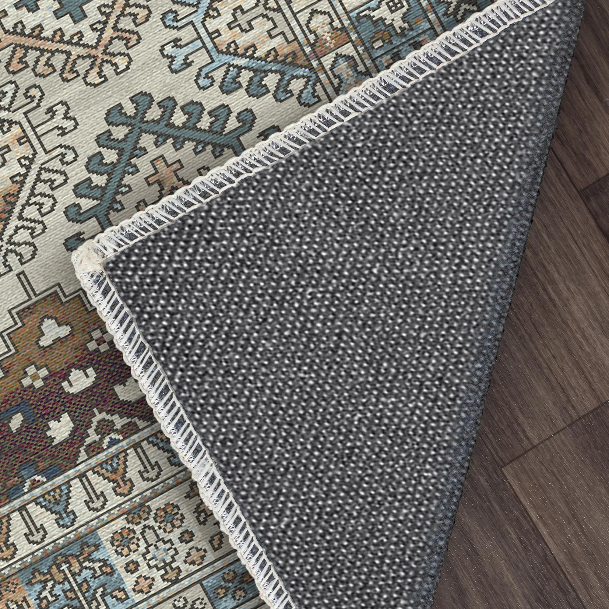 Palmyra Ivory Washable Rug