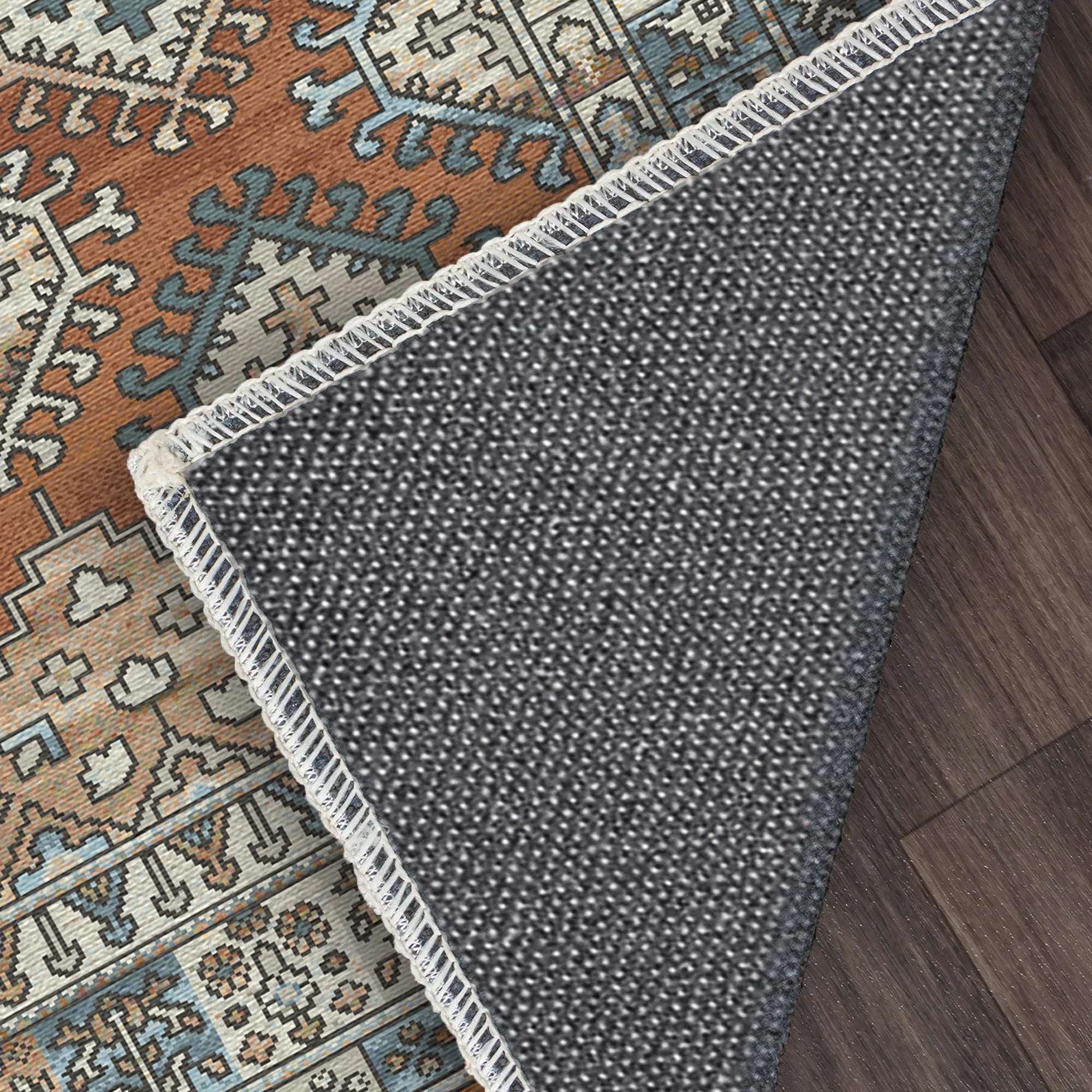 Petra Orange Tribal Rug