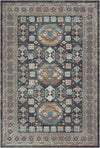 Isfahan Midnight Washable Rug Anthracite