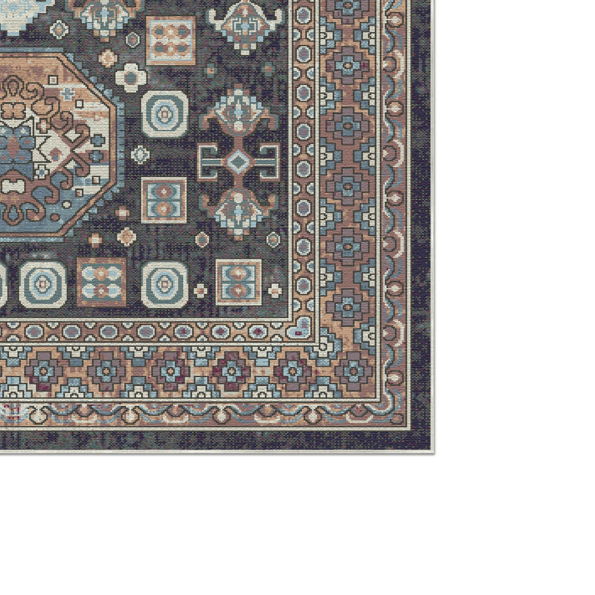 Isfahan Midnight Washable Rug