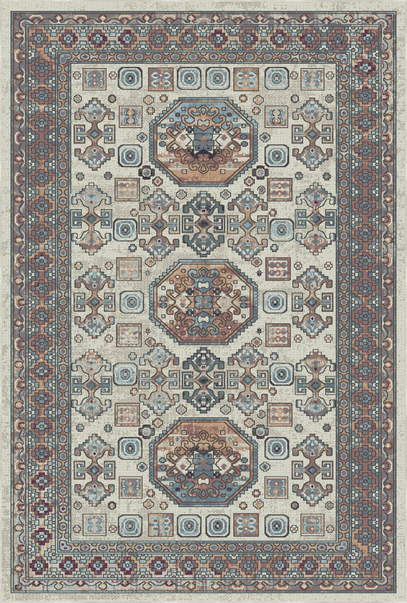 Ostuni Ivory Washable Rug