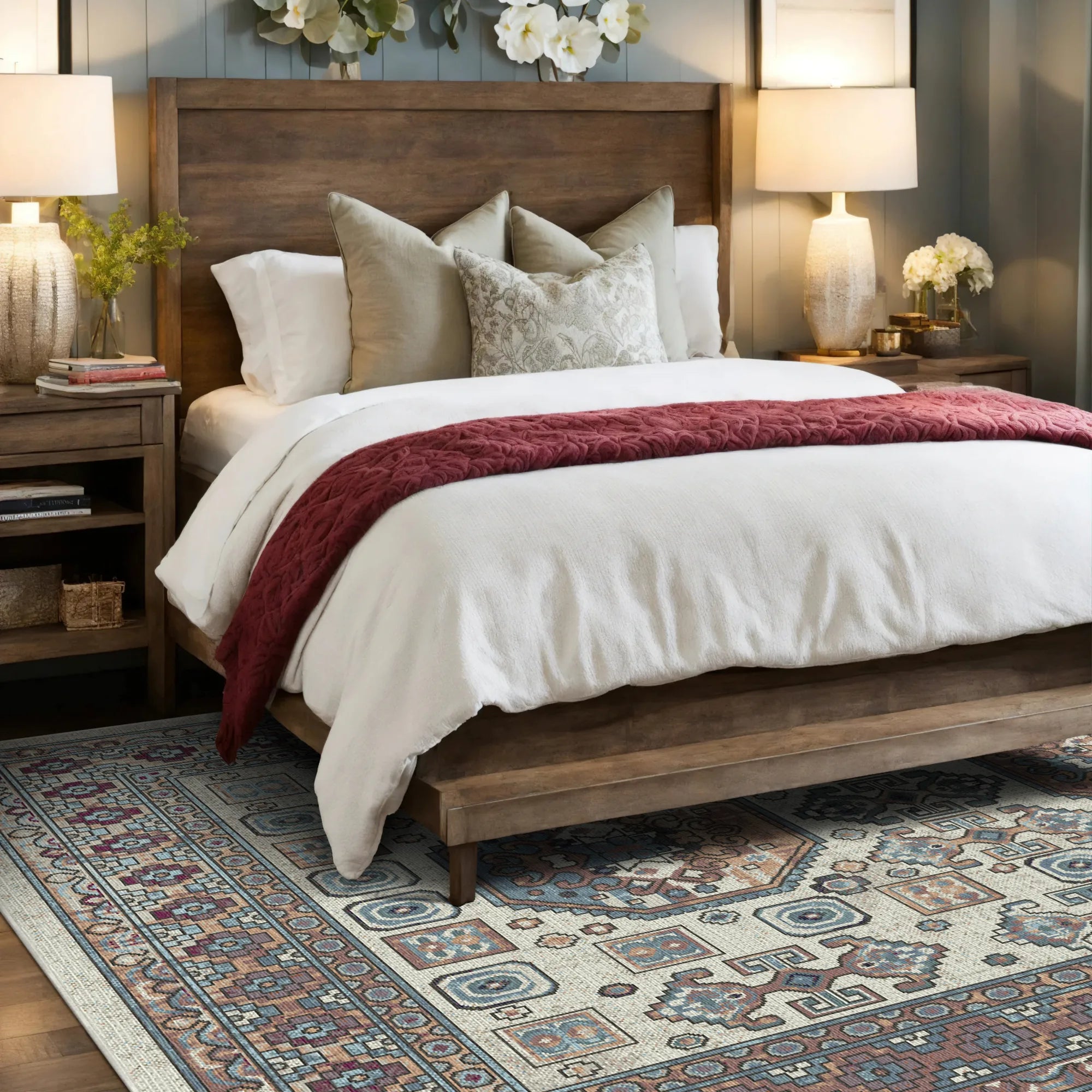 Ostuni Ivory Washable Rug