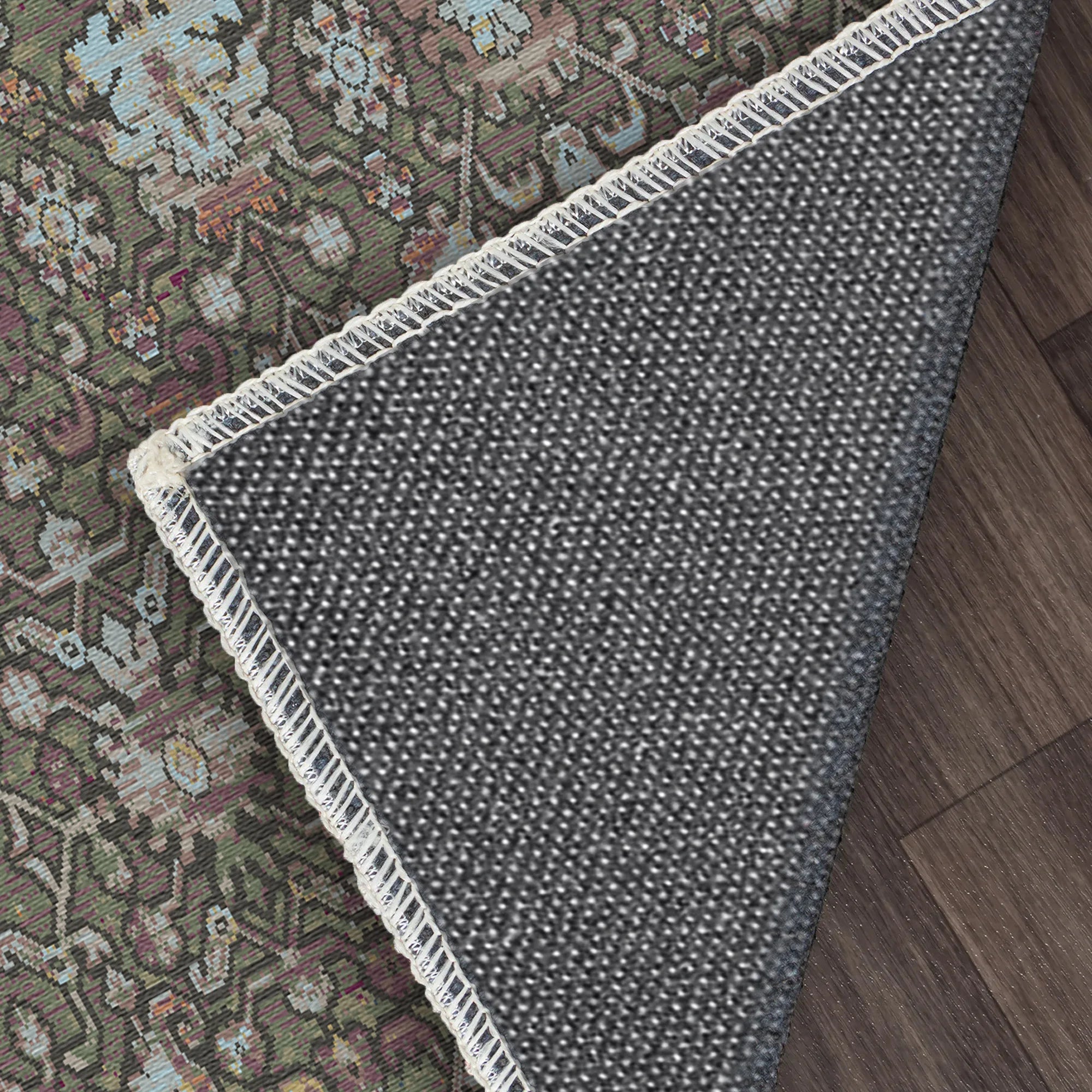 Tuscany Sage Botanical Washable Rug