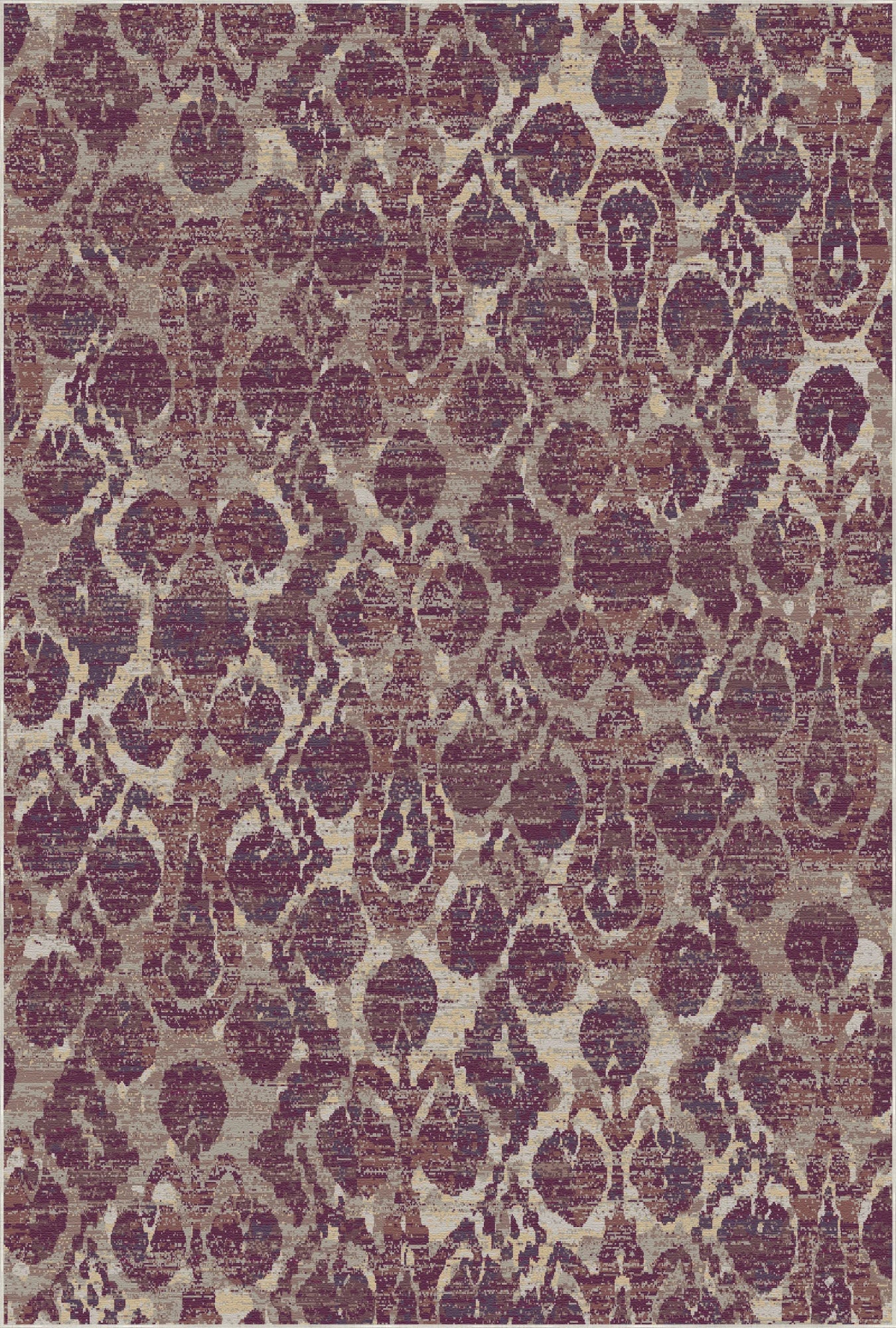 Bukhara Plum Ikat Rug