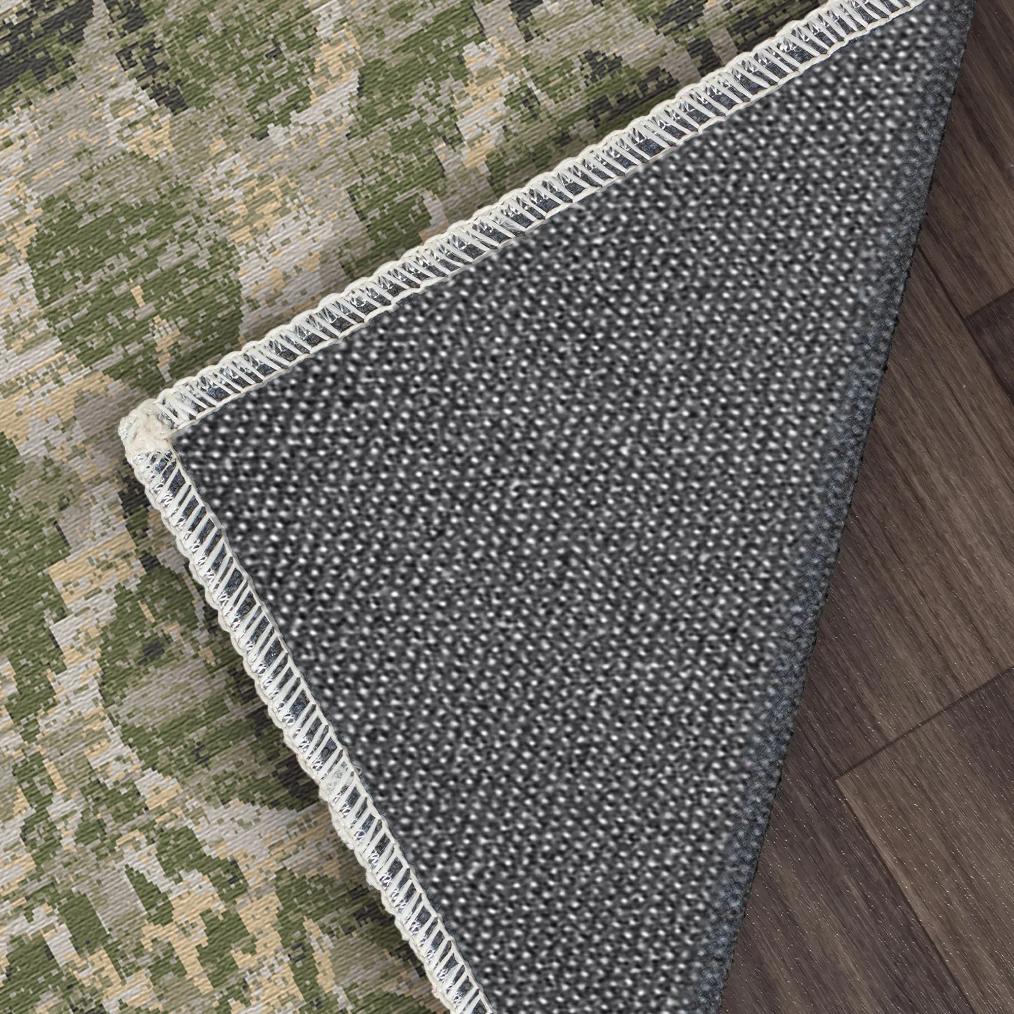 Galway Sage Ikat Washable Rug