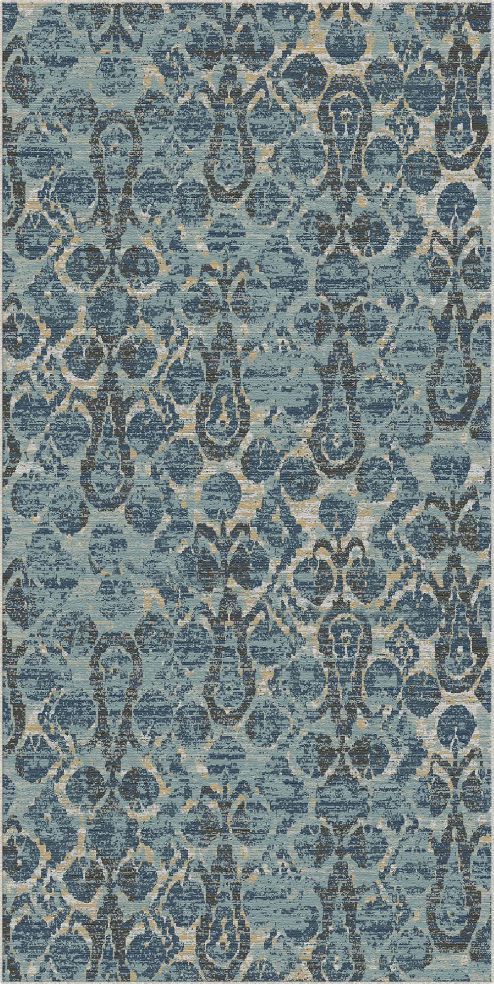 Tappeto Ikat Dubrovnik Blu