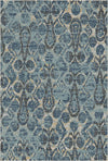 Dubrovnik Blue Ikat Rug Blue