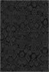 Midnight Shadow Ikat Rug Black