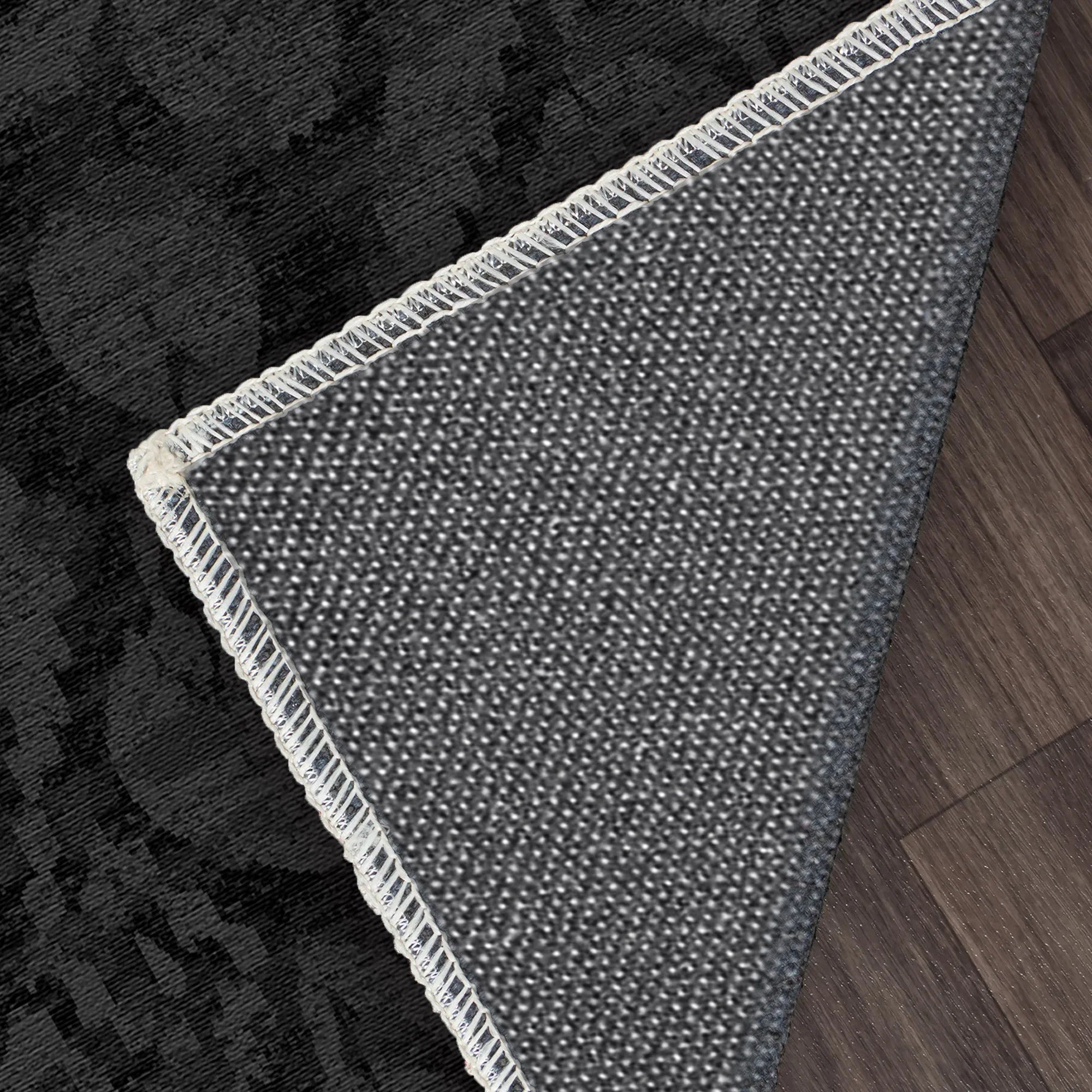 Midnight Shadow Ikat Rug