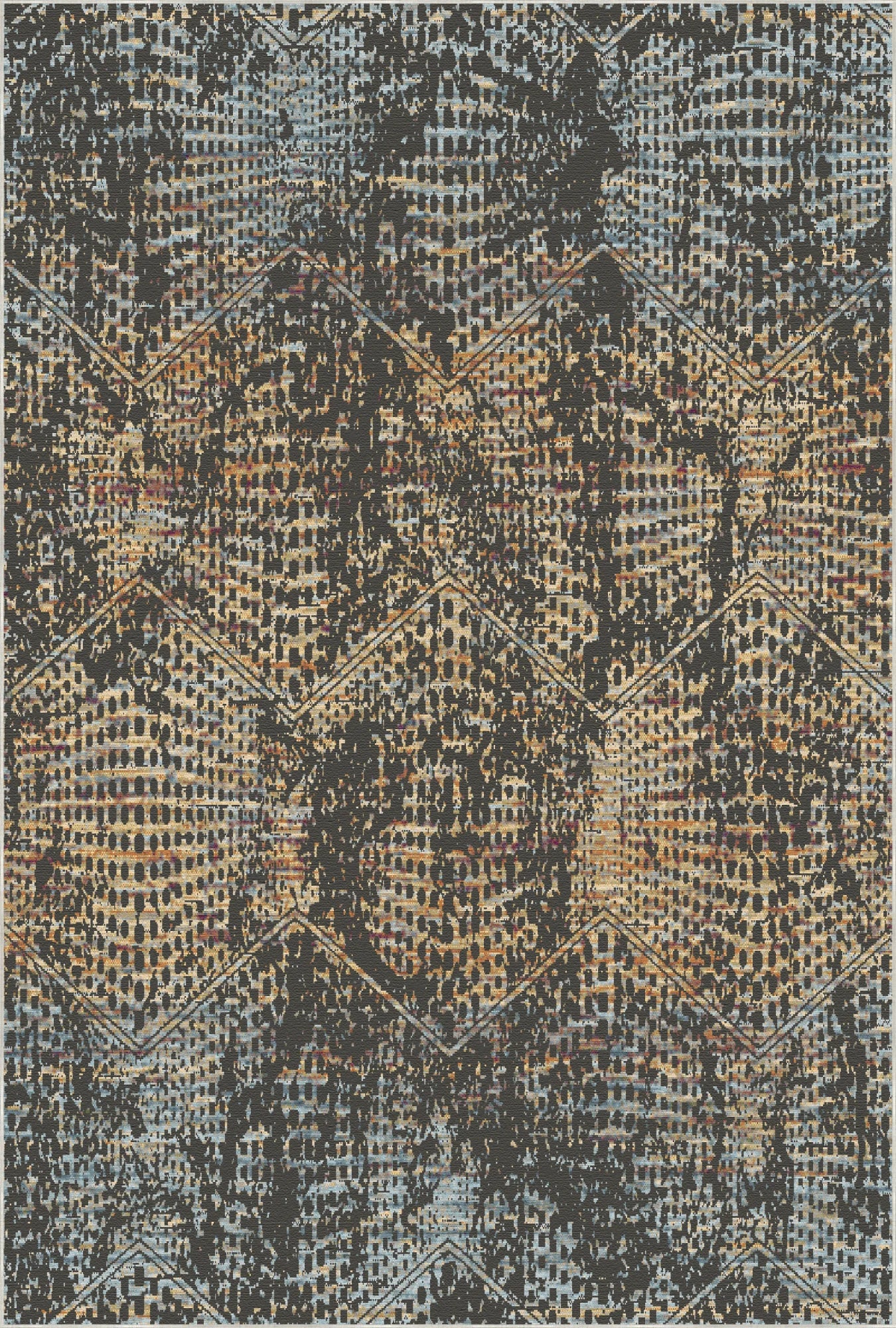 Berlin Industrial Diamond Rug