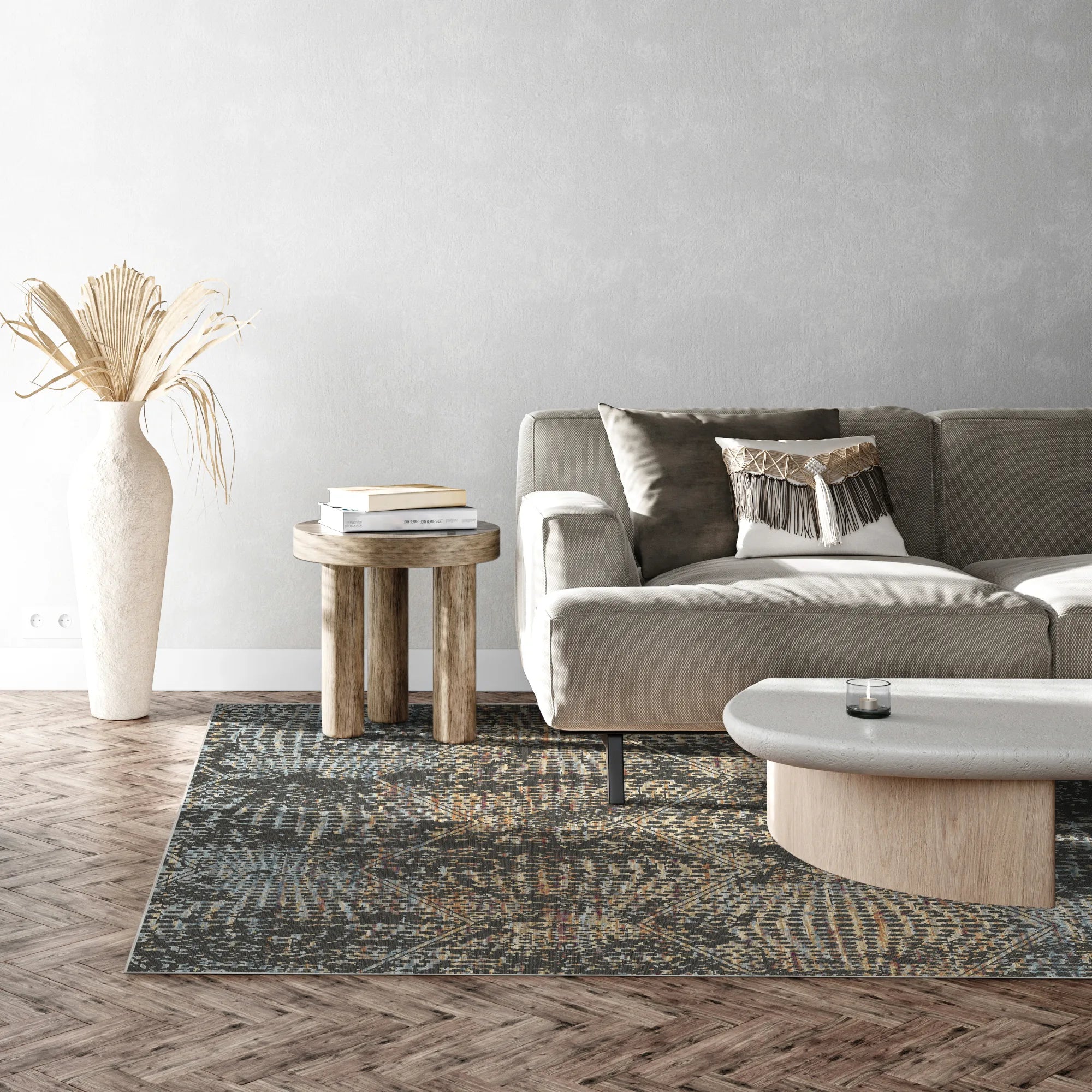 Berlin Industrial Diamond Rug