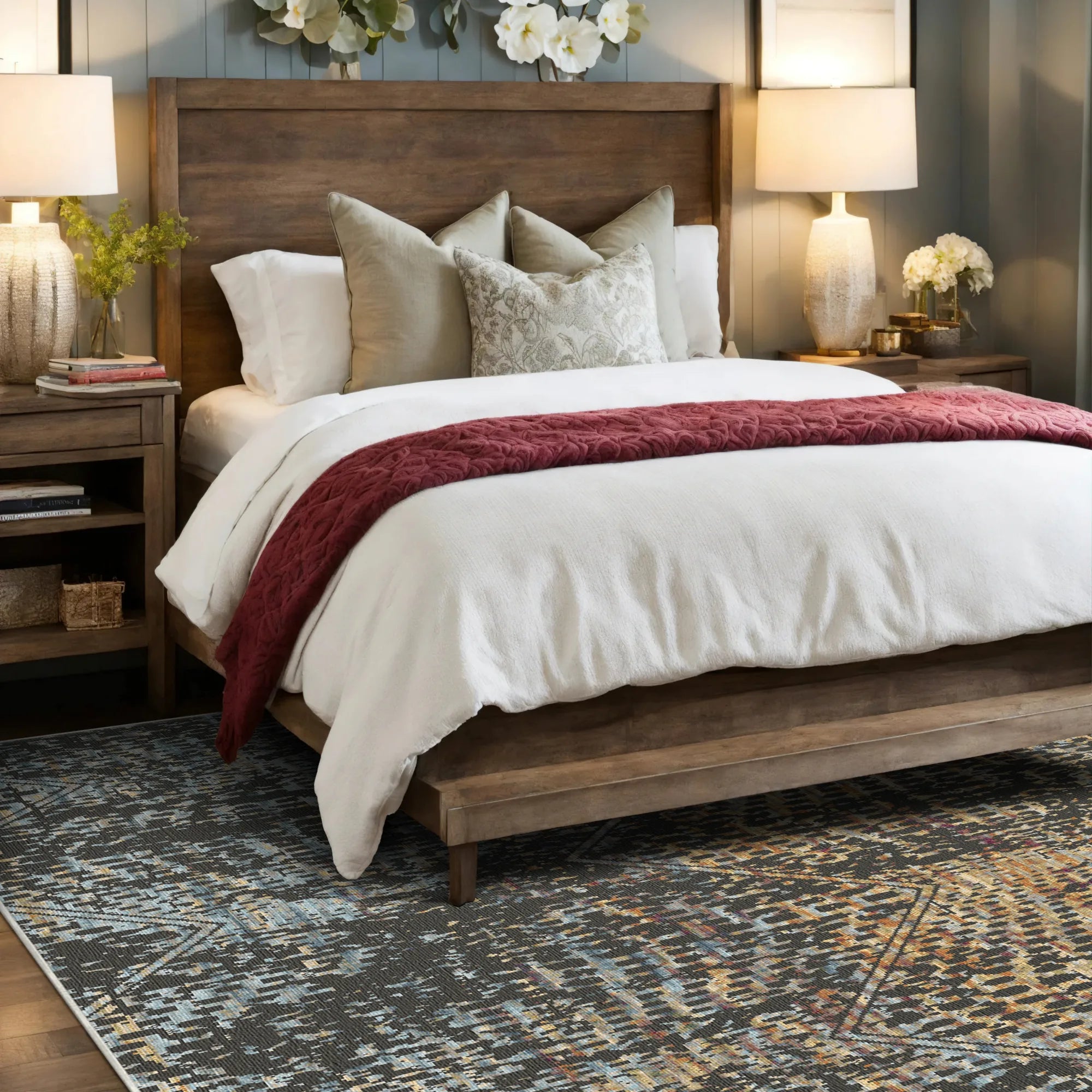 Berlin Industrial Diamond Rug