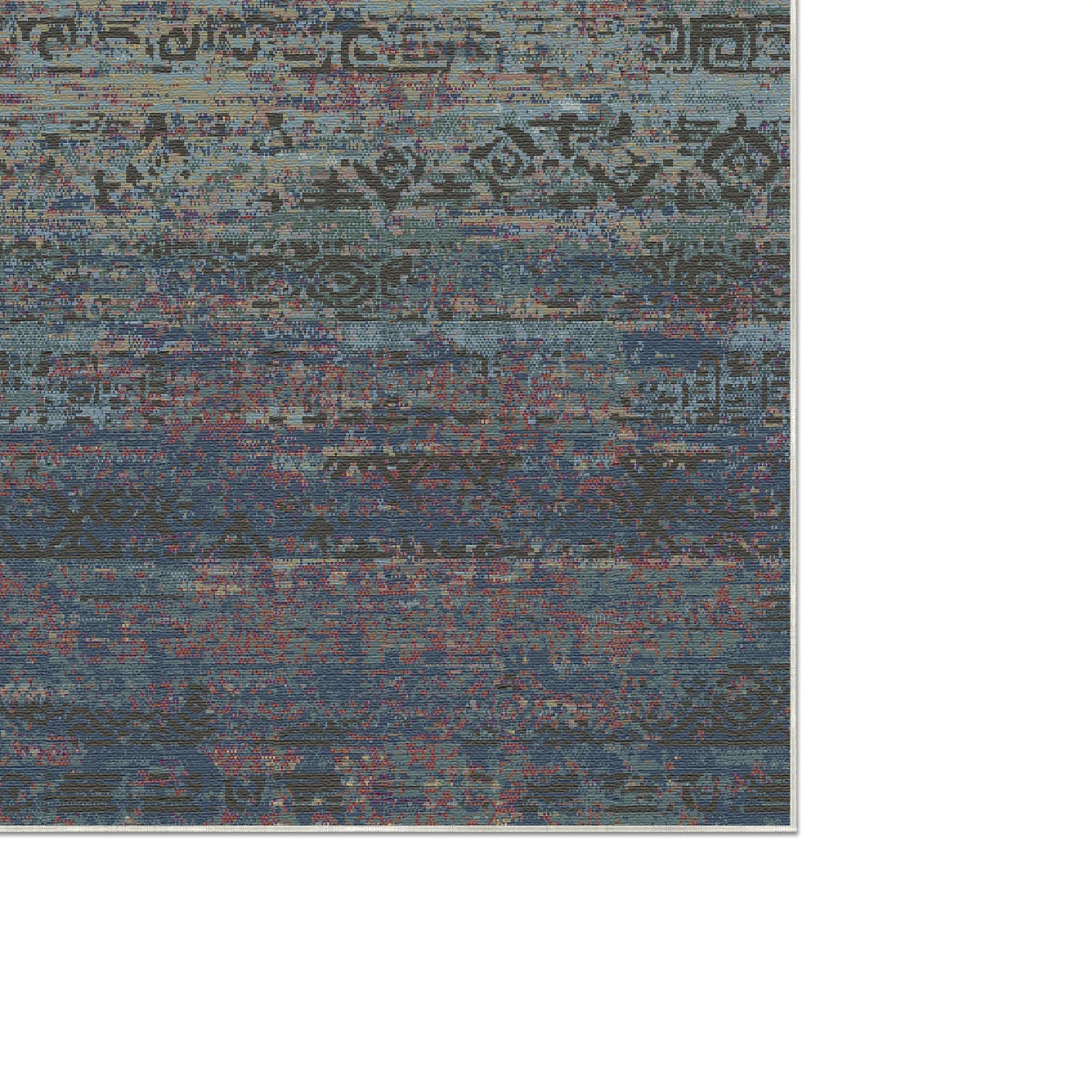 Antelope Canyon Abstract Tribal Rug