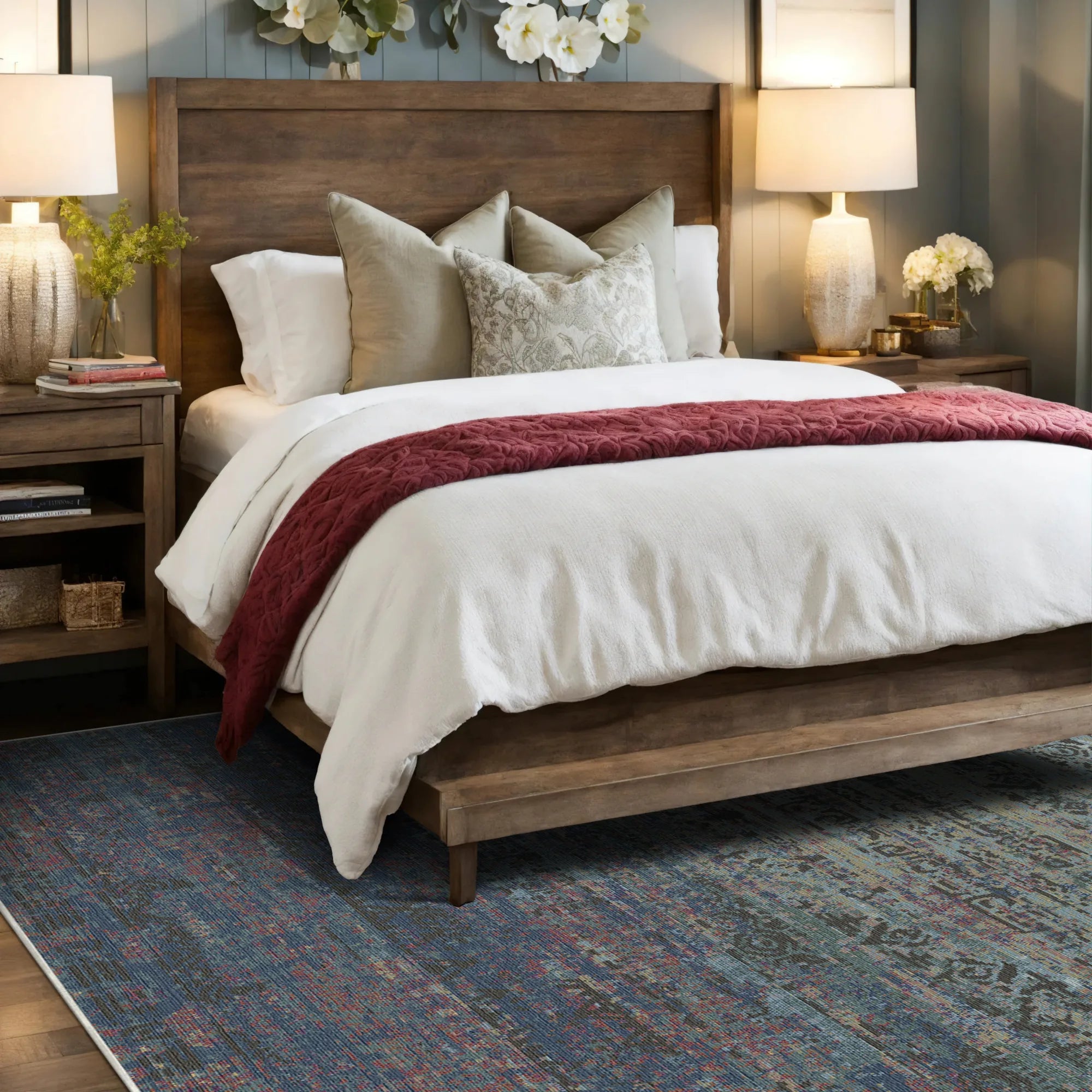 Antelope Canyon Abstract Tribal Rug