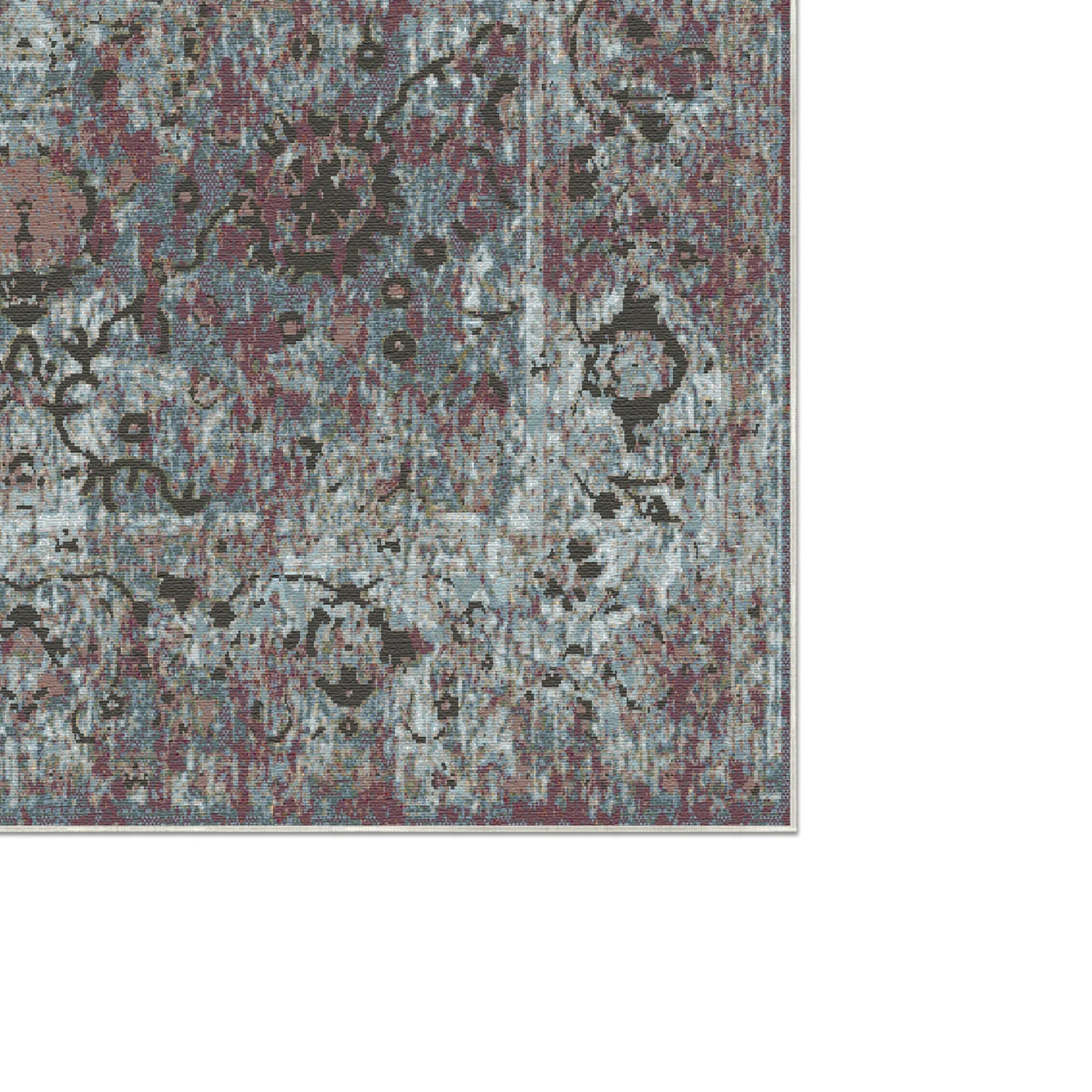 Cannes Mist Floral Rug