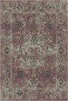 Marsala Sunset Floral Rug Plum