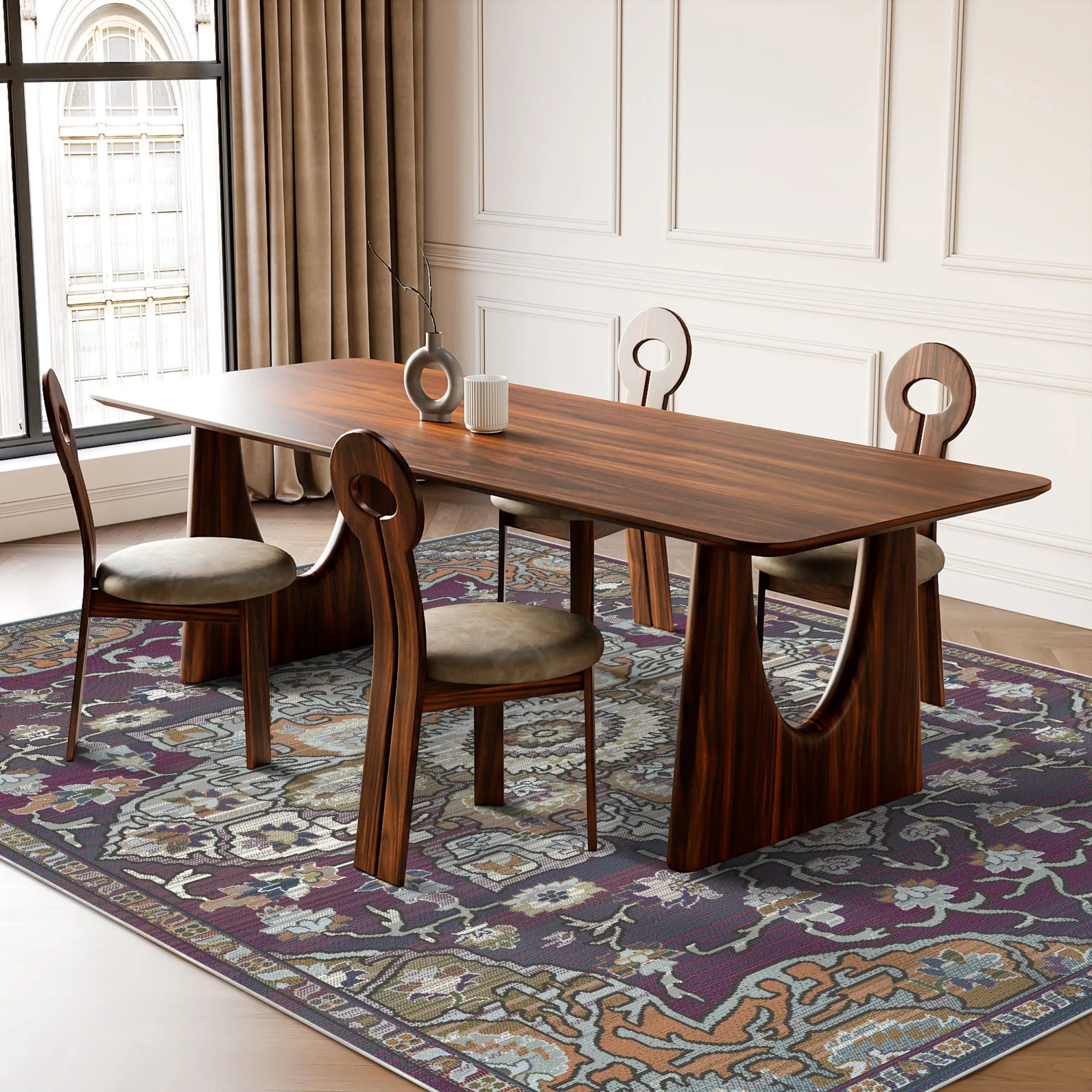 Seville Plum Heritage Rug