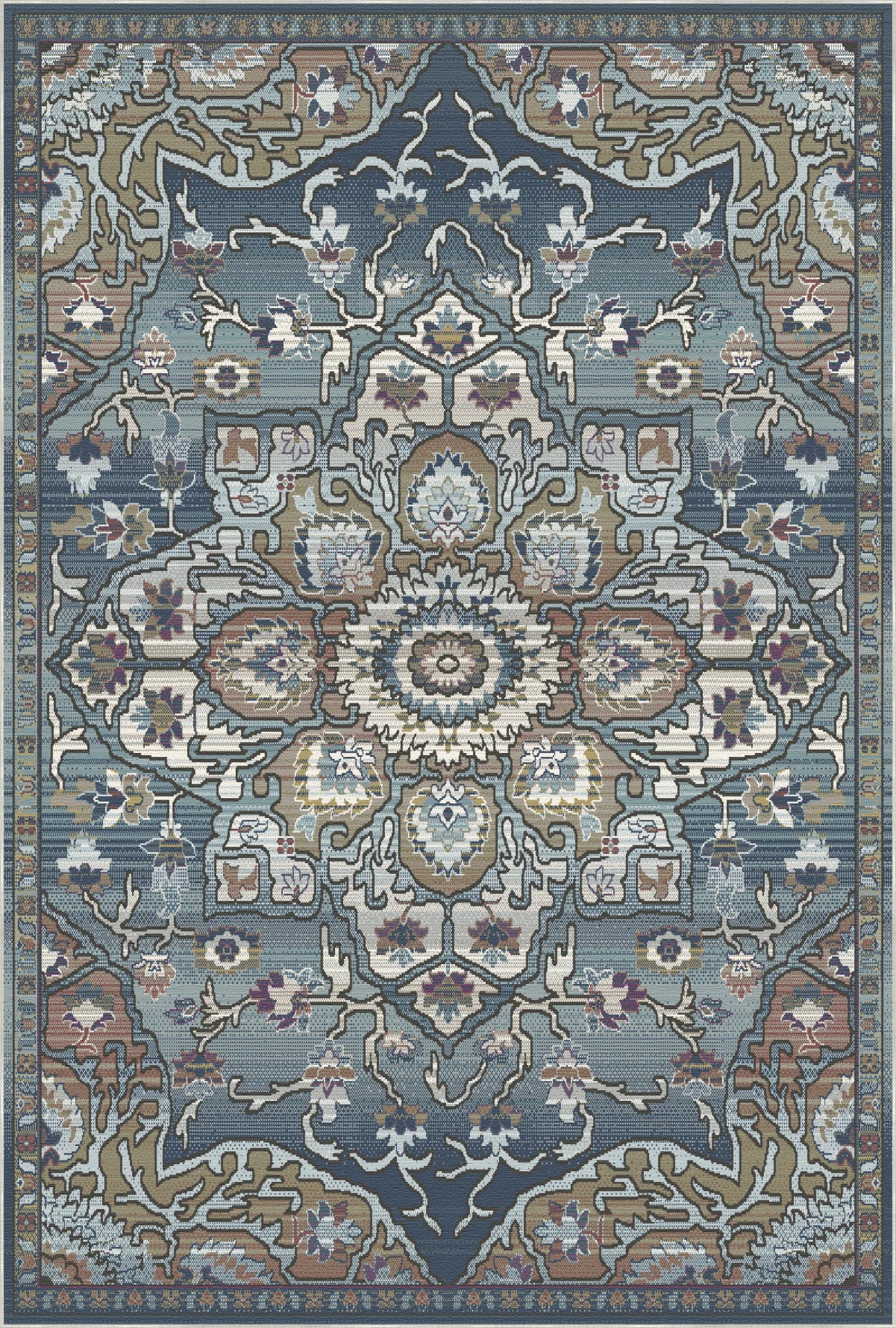 Valencia Blue Heritage Rug