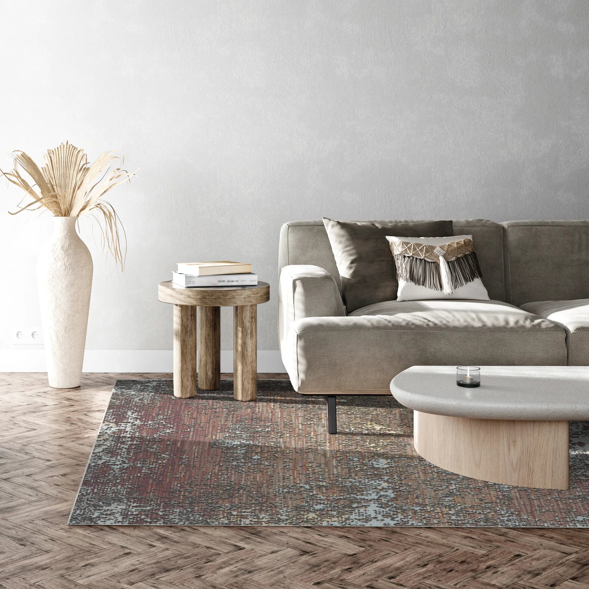 Verona Wine Abstract Rug