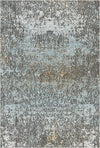 Geneva Silver Abstract Rug Slate Gray