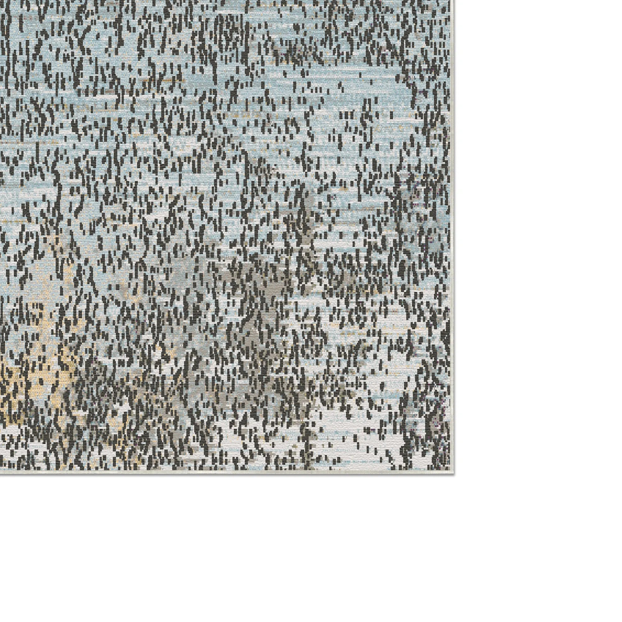 Geneva Silver Abstract Rug