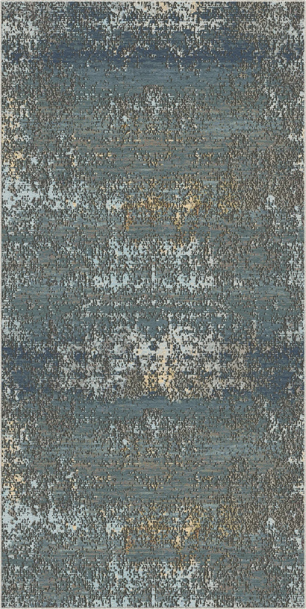 Tappeto Astratto Mariana Blu Profondo