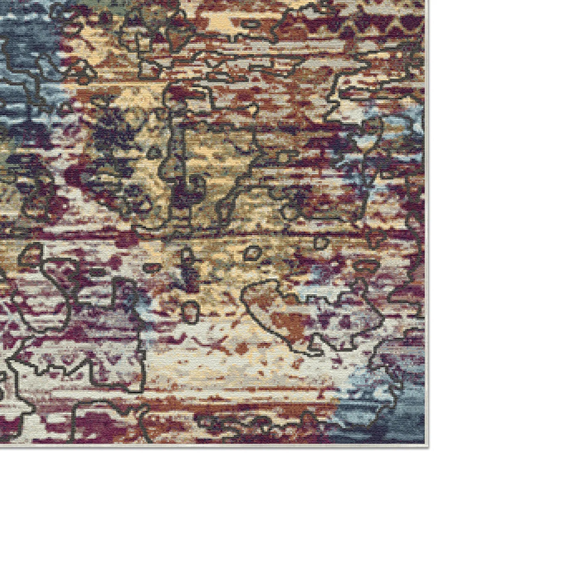 Sedona Abstract Tribal Rug