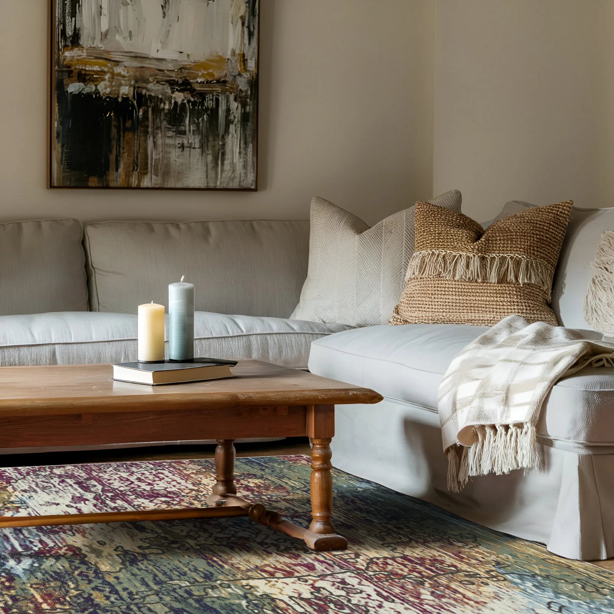 Sedona Abstract Tribal Rug