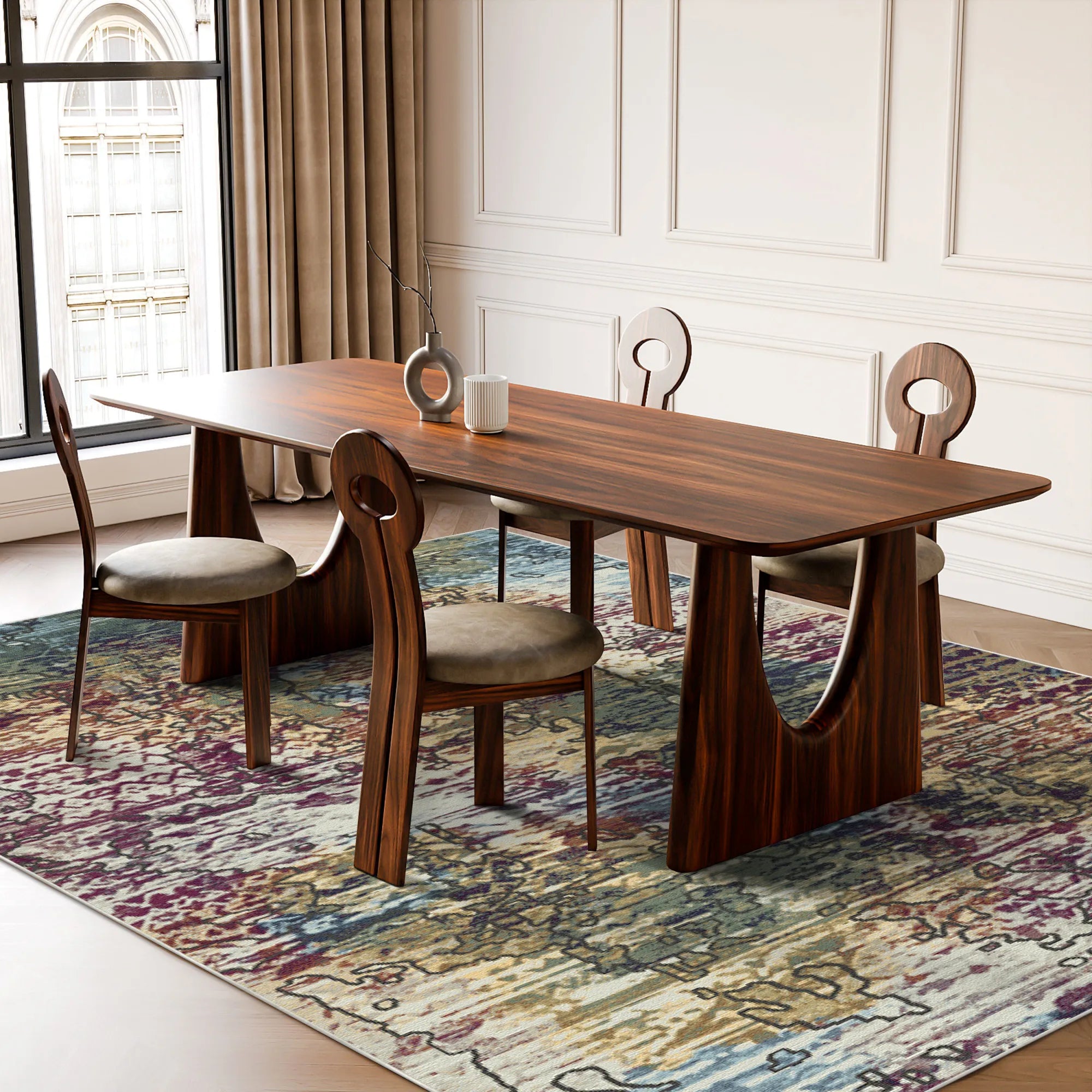 Sedona Abstract Tribal Rug