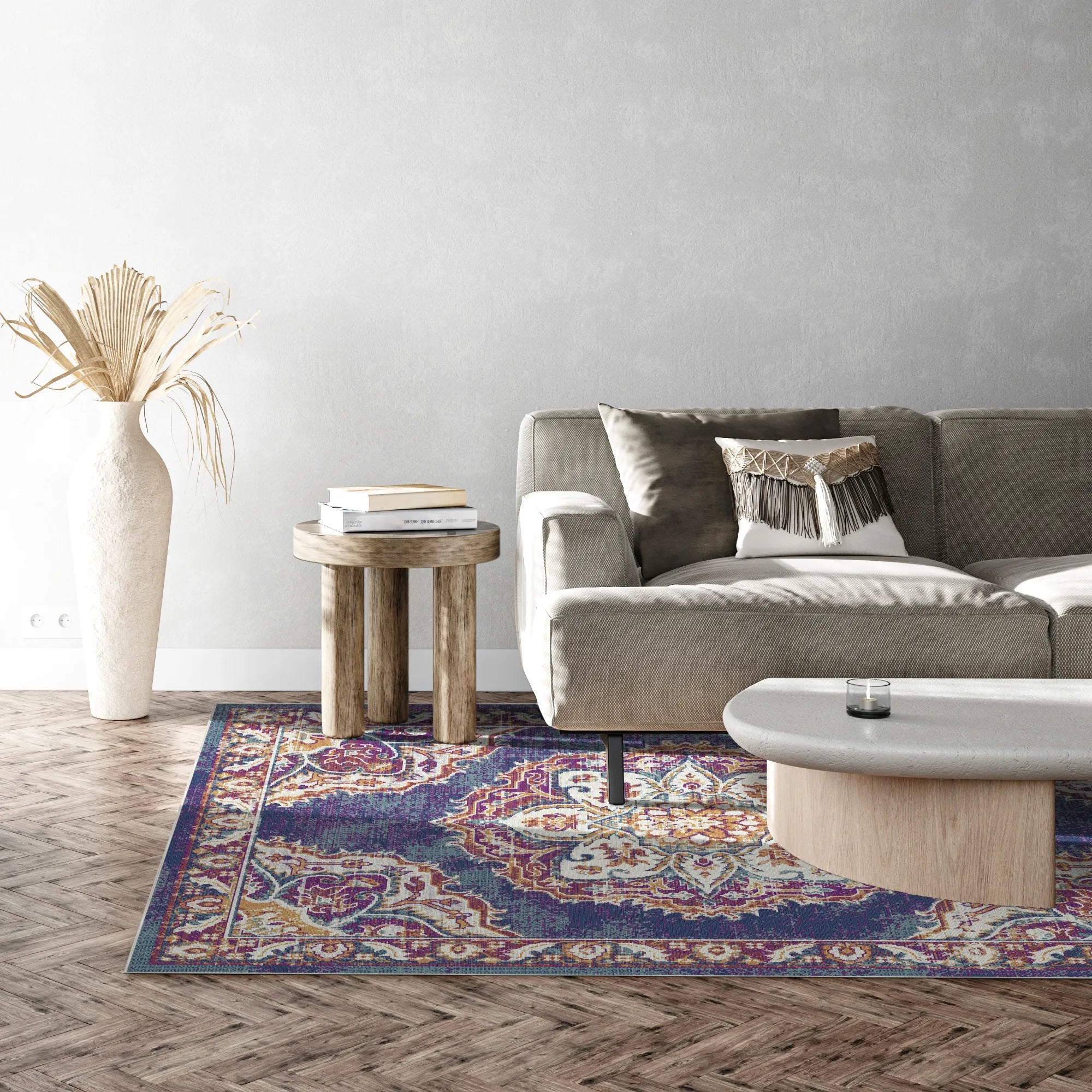 Isfahan Plum Heritage Rug