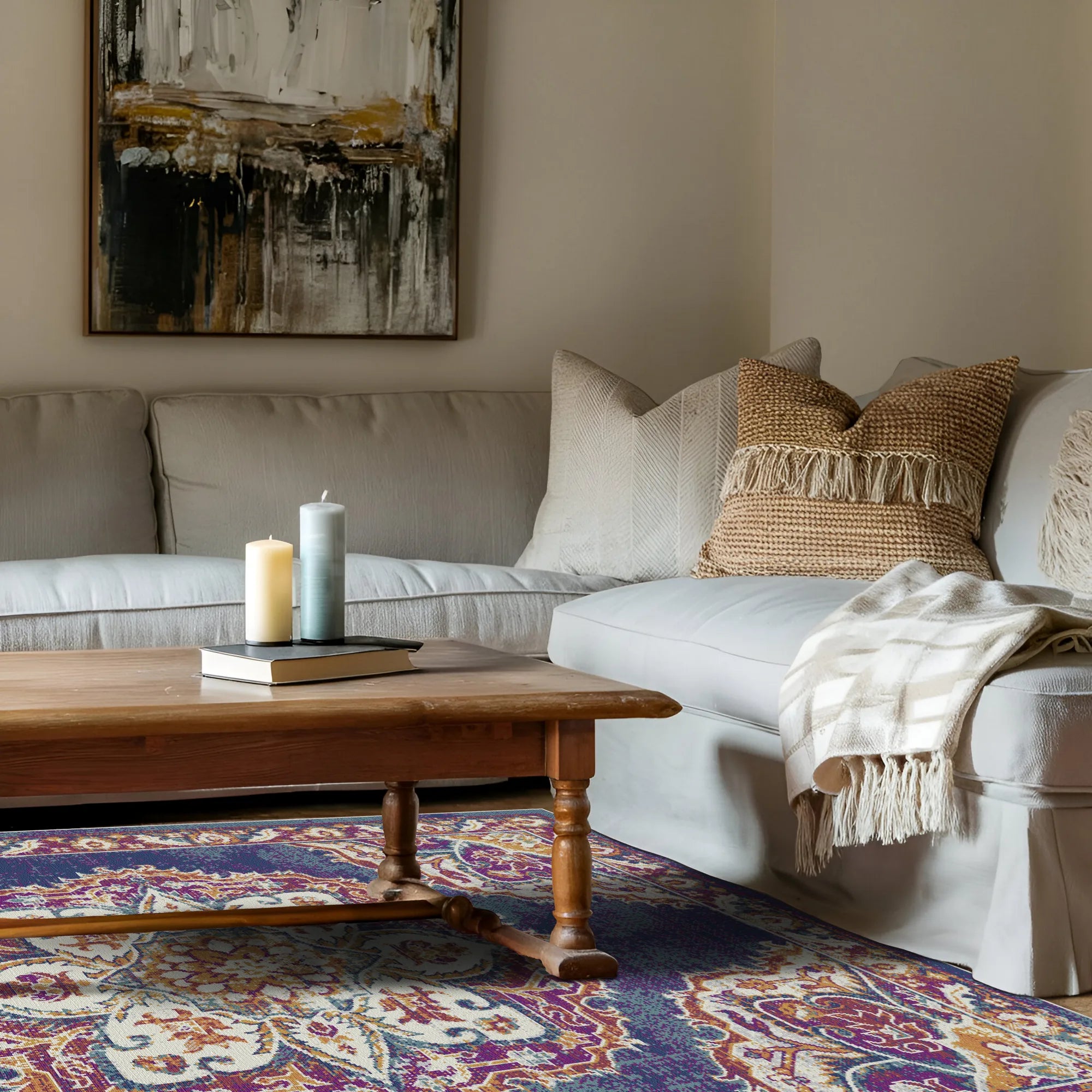 Isfahan Plum Heritage Rug